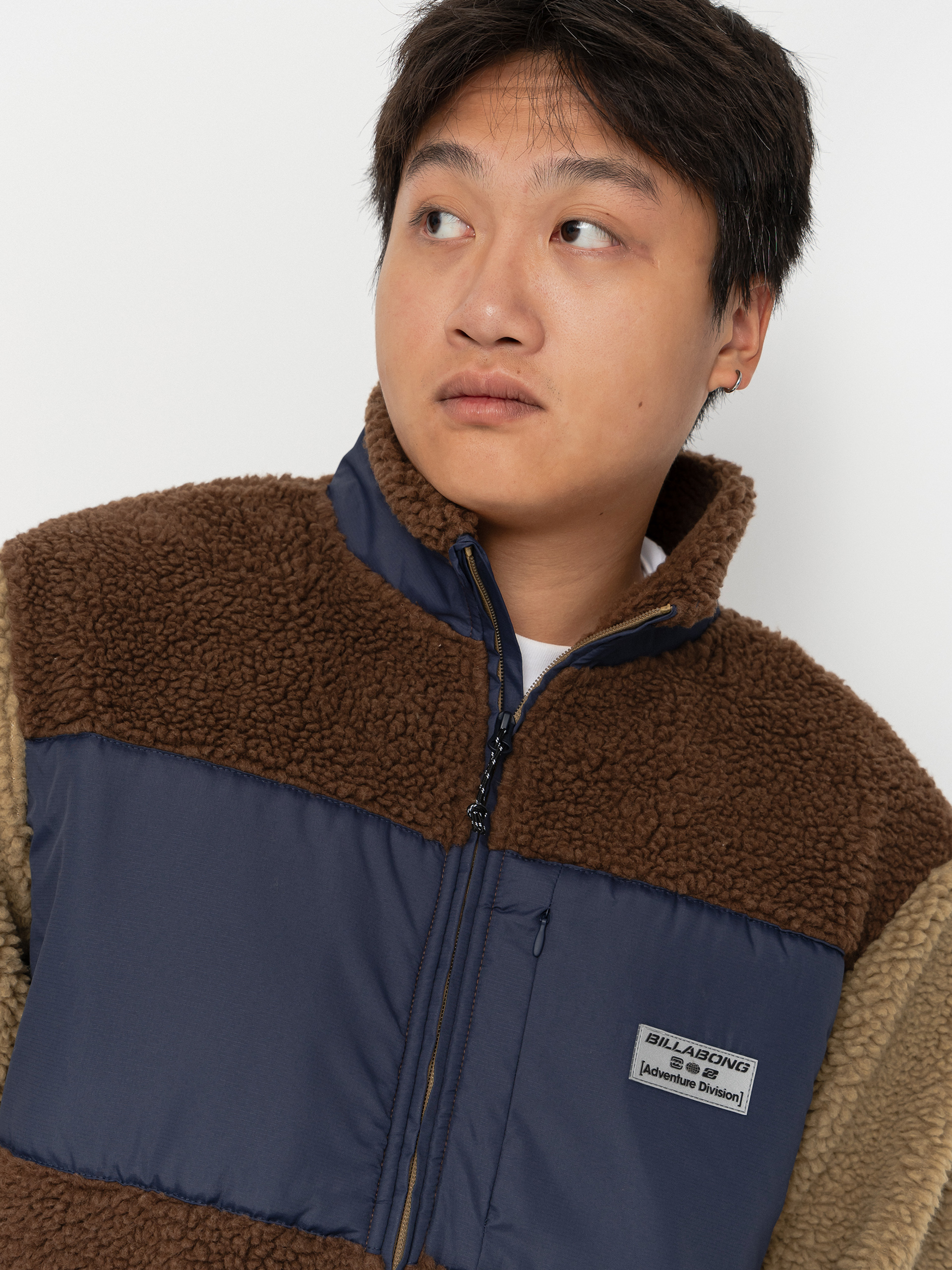 Herren Billabong Fleece Jacke Canyon Trail Zip (carafe)
