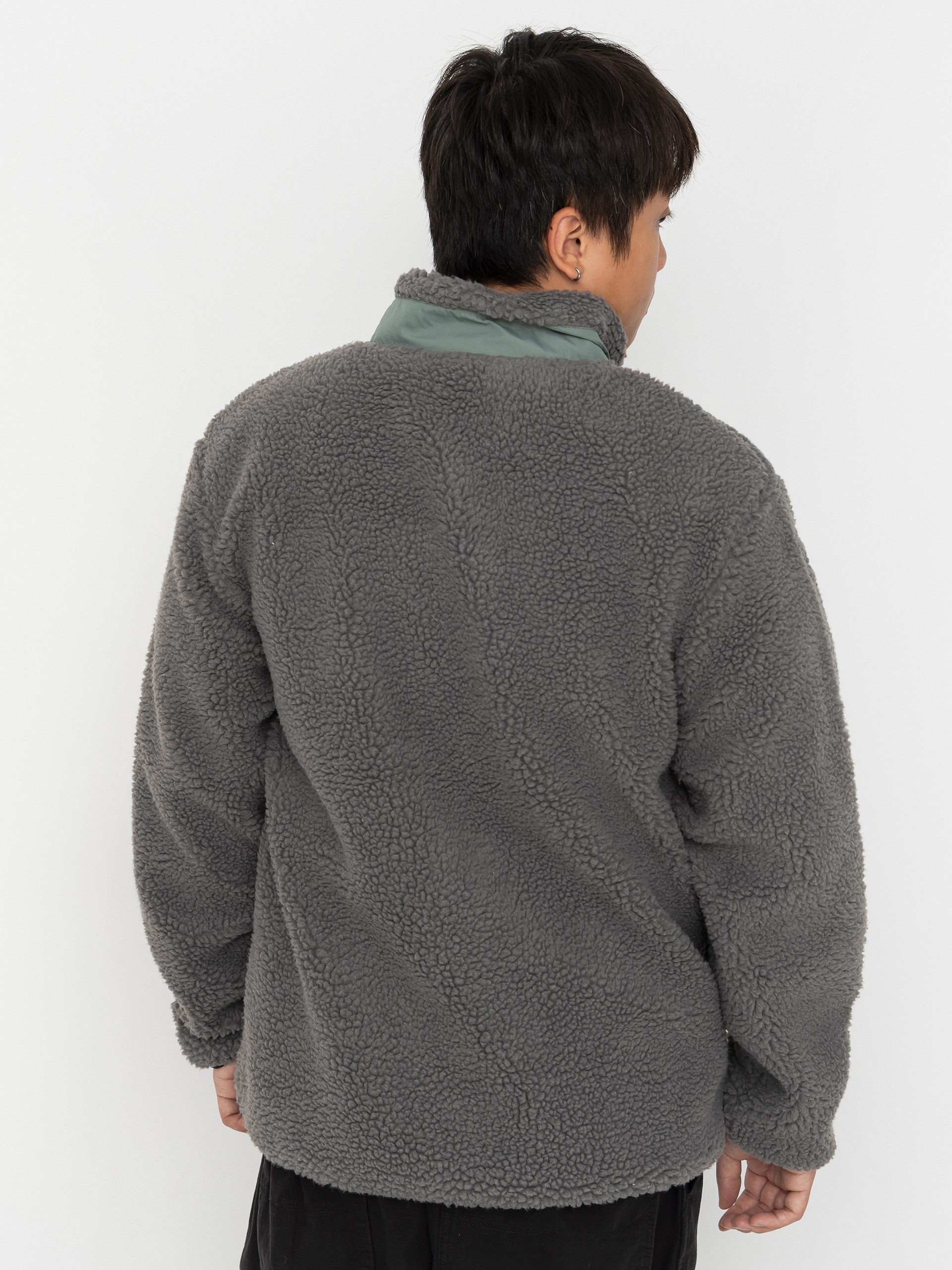 Herren Billabong Fleece Jacke Canyon Trail Zip (pewter)
