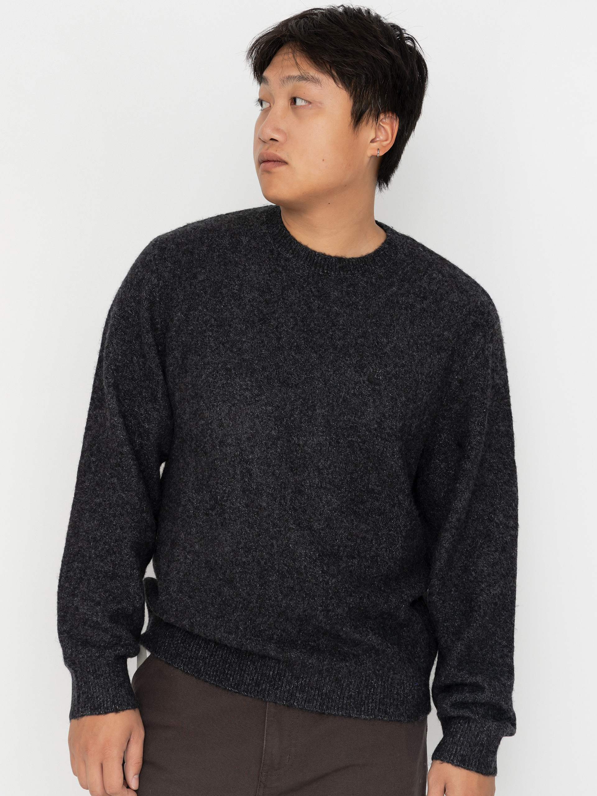 Carhartt WIP Curtis Sweater (tangled black)
