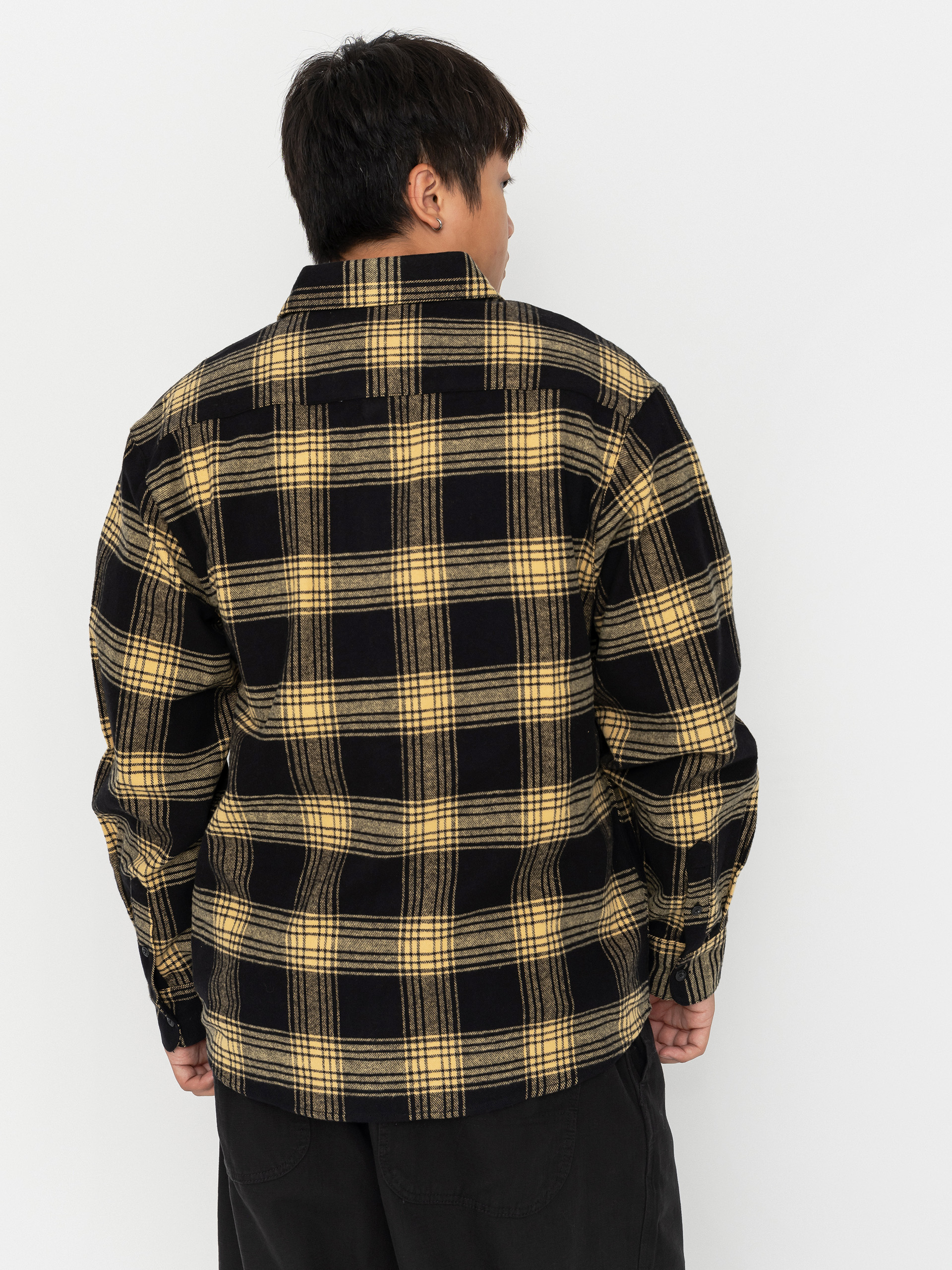 Volcom Fa Ozzy Plaid Shirt (mustard)