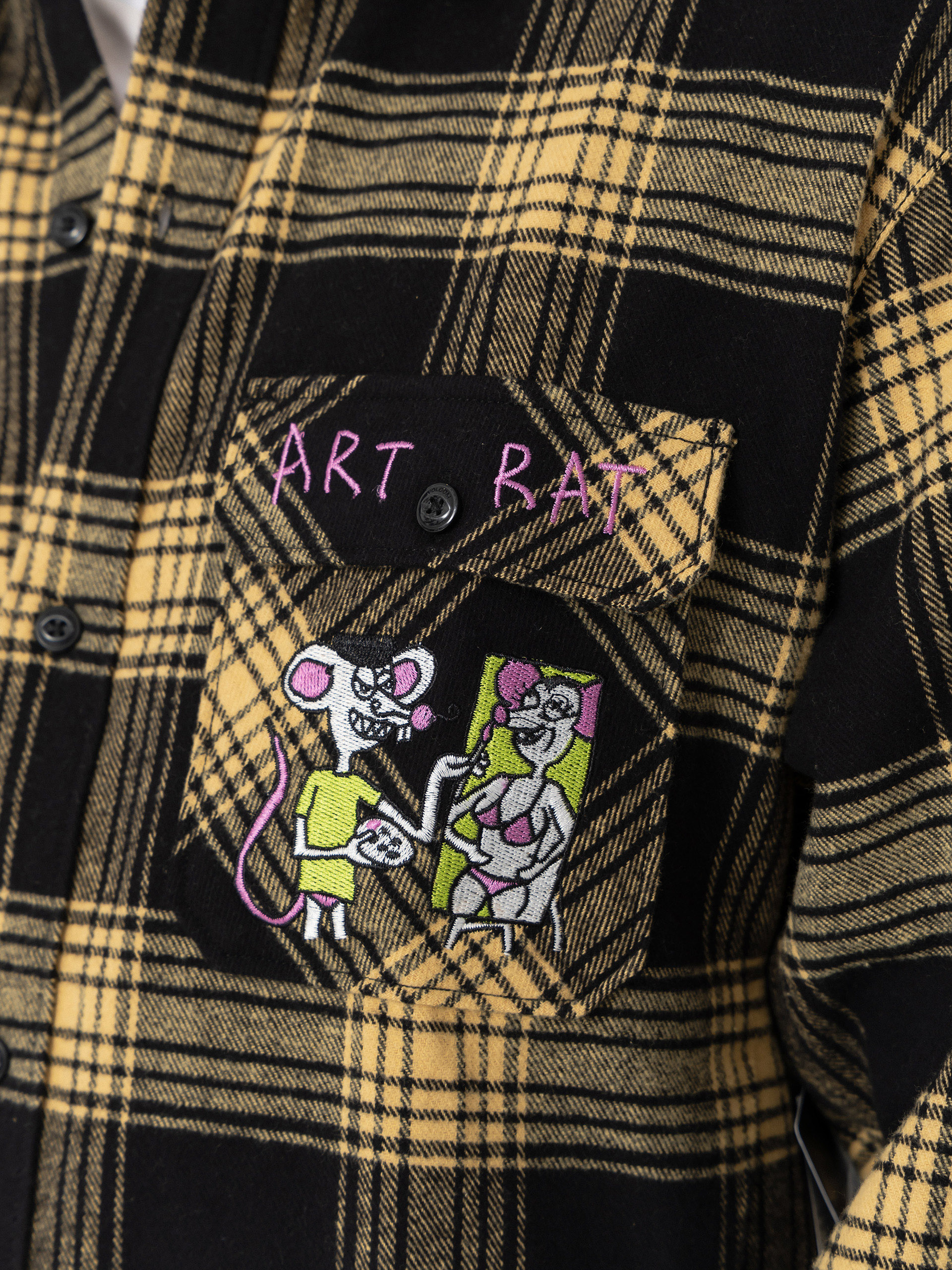 Volcom Fa Ozzy Plaid Shirt (mustard)