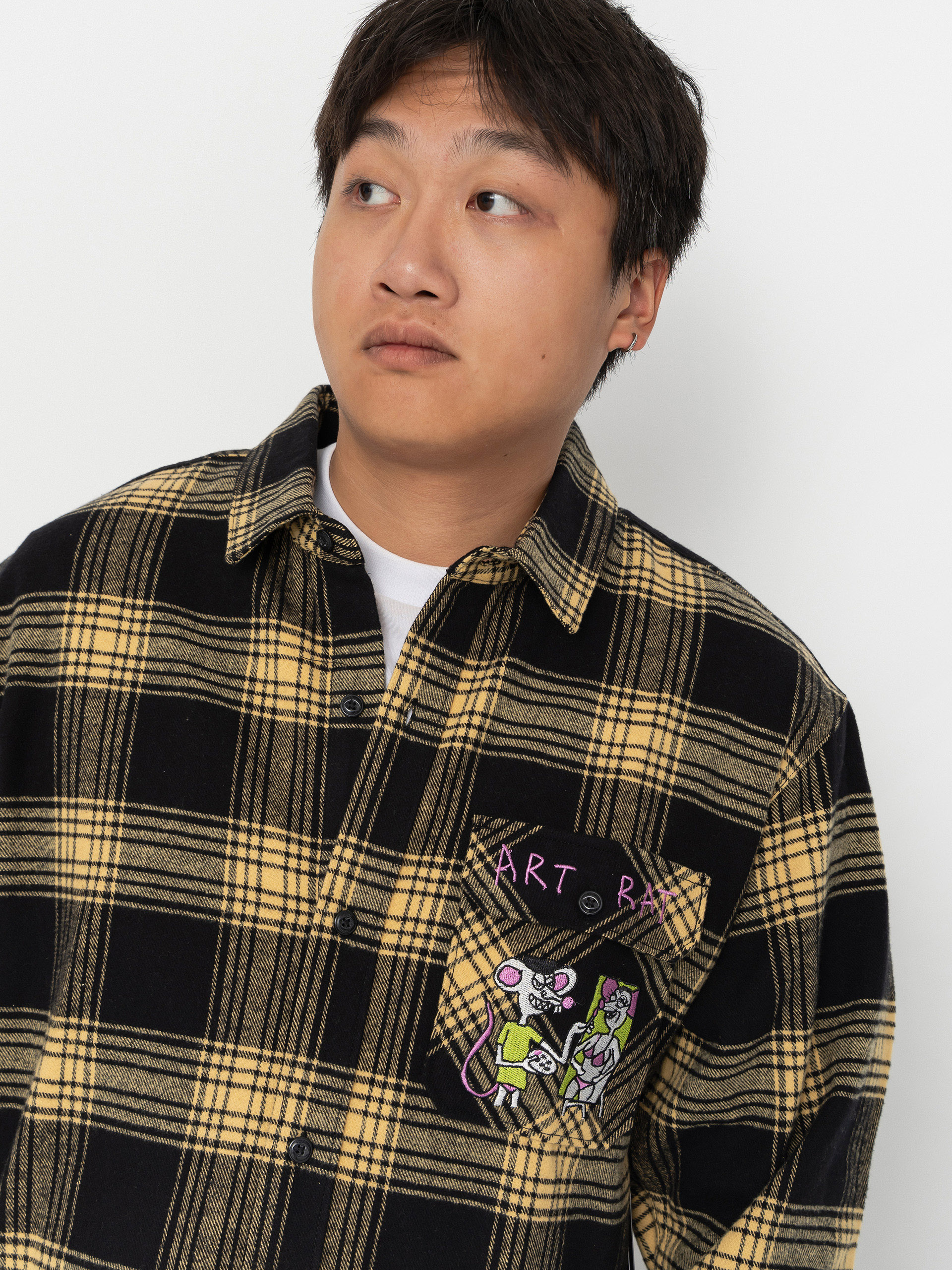 Volcom Fa Ozzy Plaid Hemd (mustard)