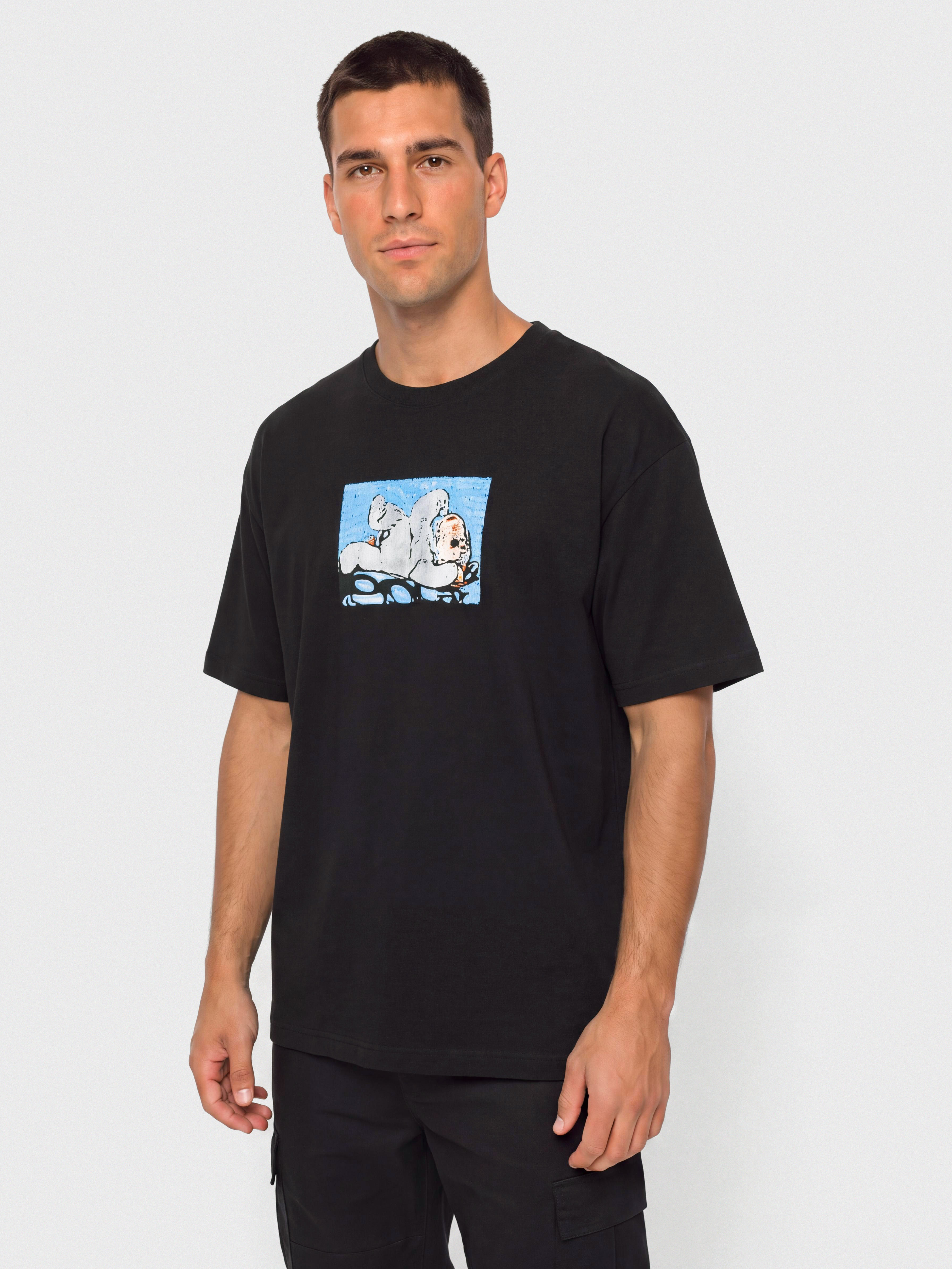 Polar Skate Lazy Bunny T-Shirt (black)