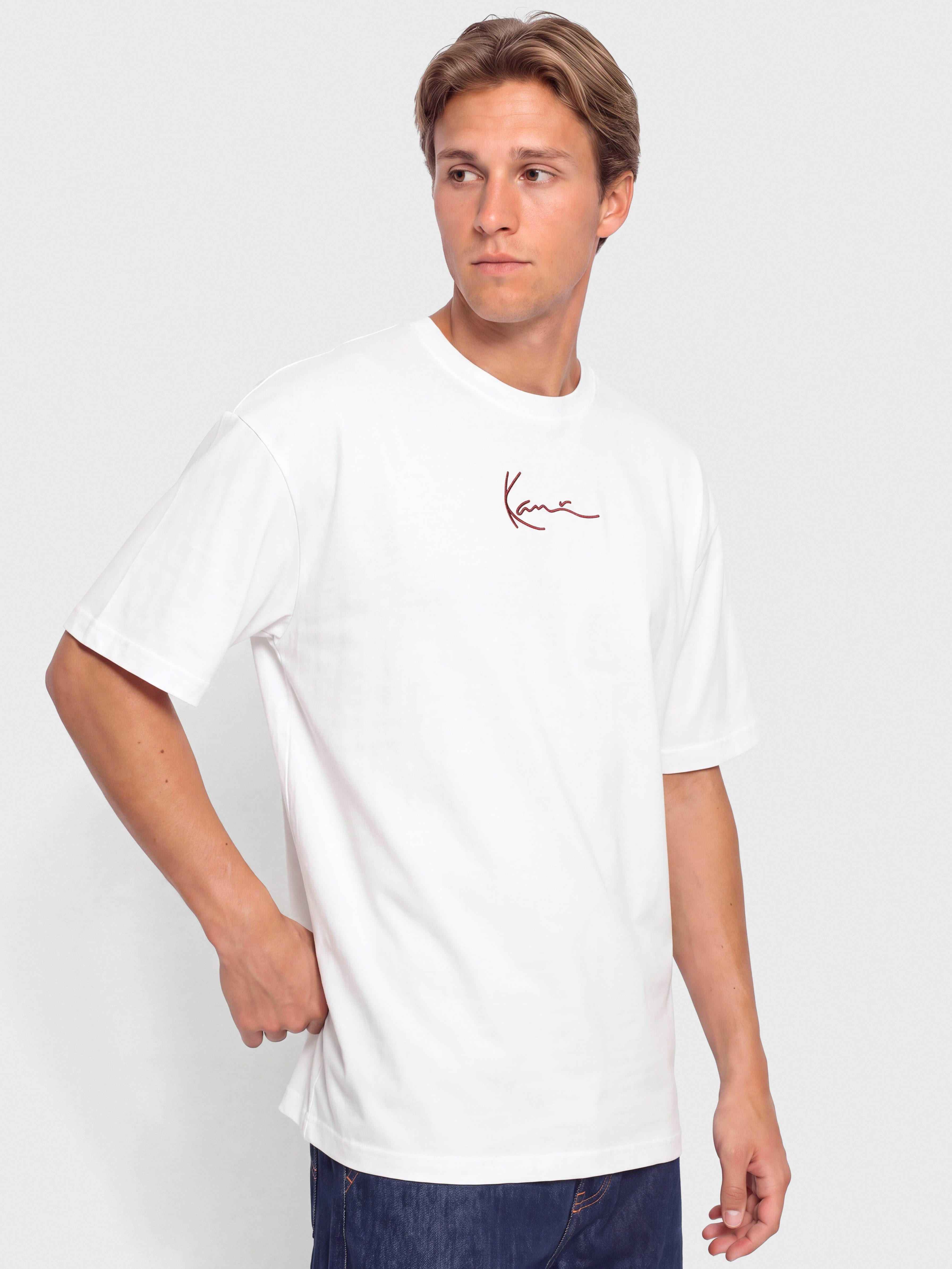 Karl Kani T-Shirt Signature Hot Dog Oversized (white)