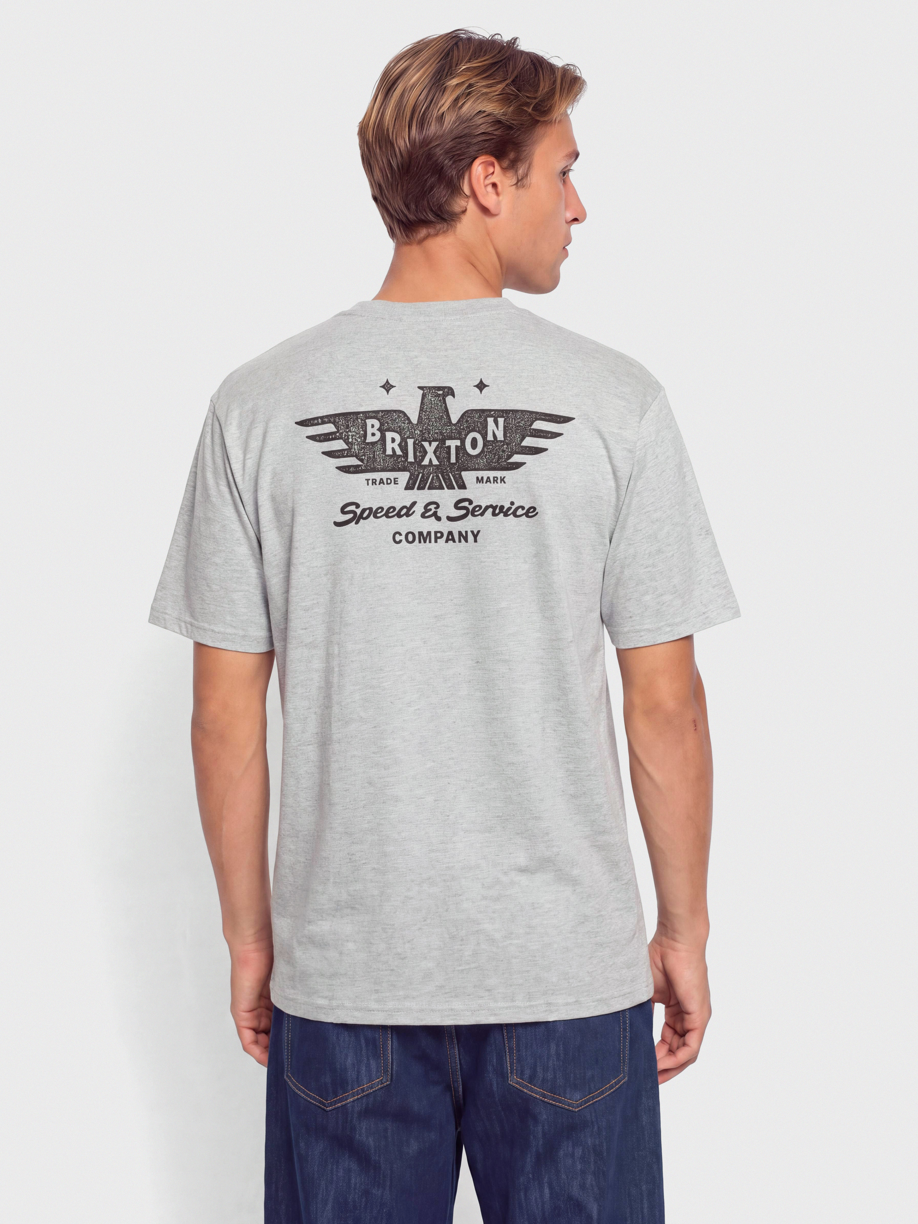 Brixton Ewing Stnd T-Shirt (heather grey)