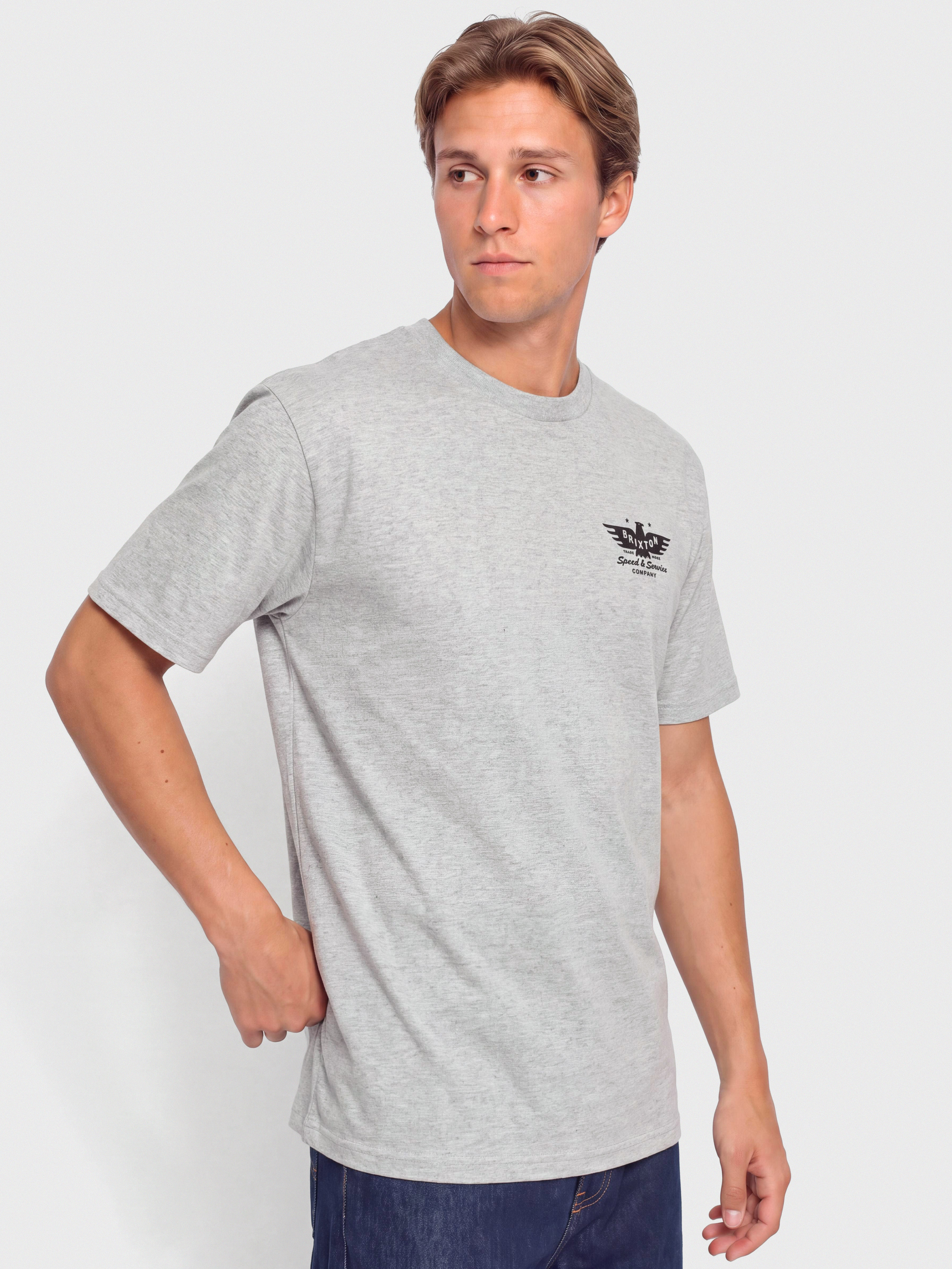Brixton Ewing Stnd T-Shirt (heather grey)