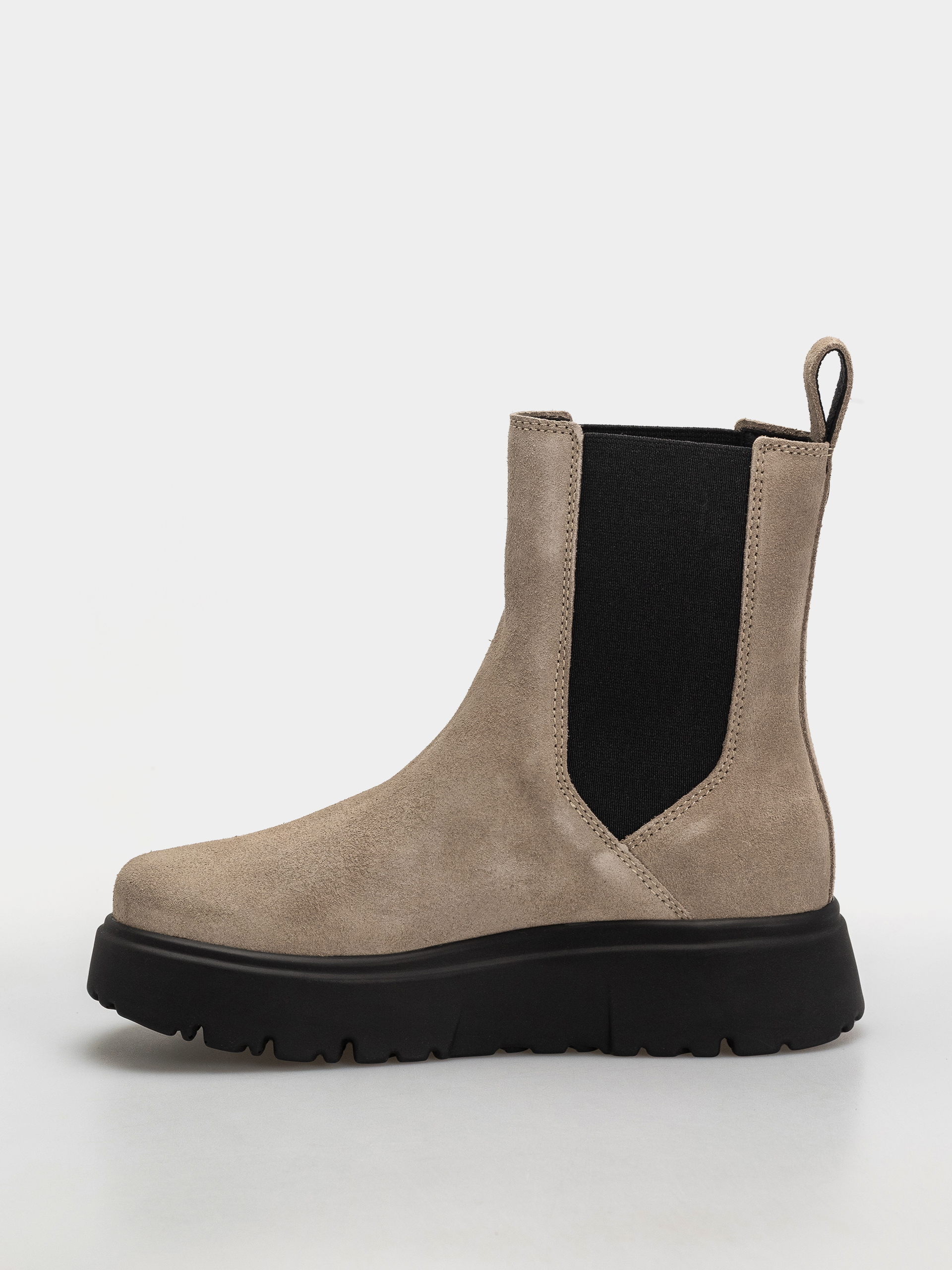 Birkenstock Theda Chelsea Suede Leather Narrow Wmn Schuhe (taupe)