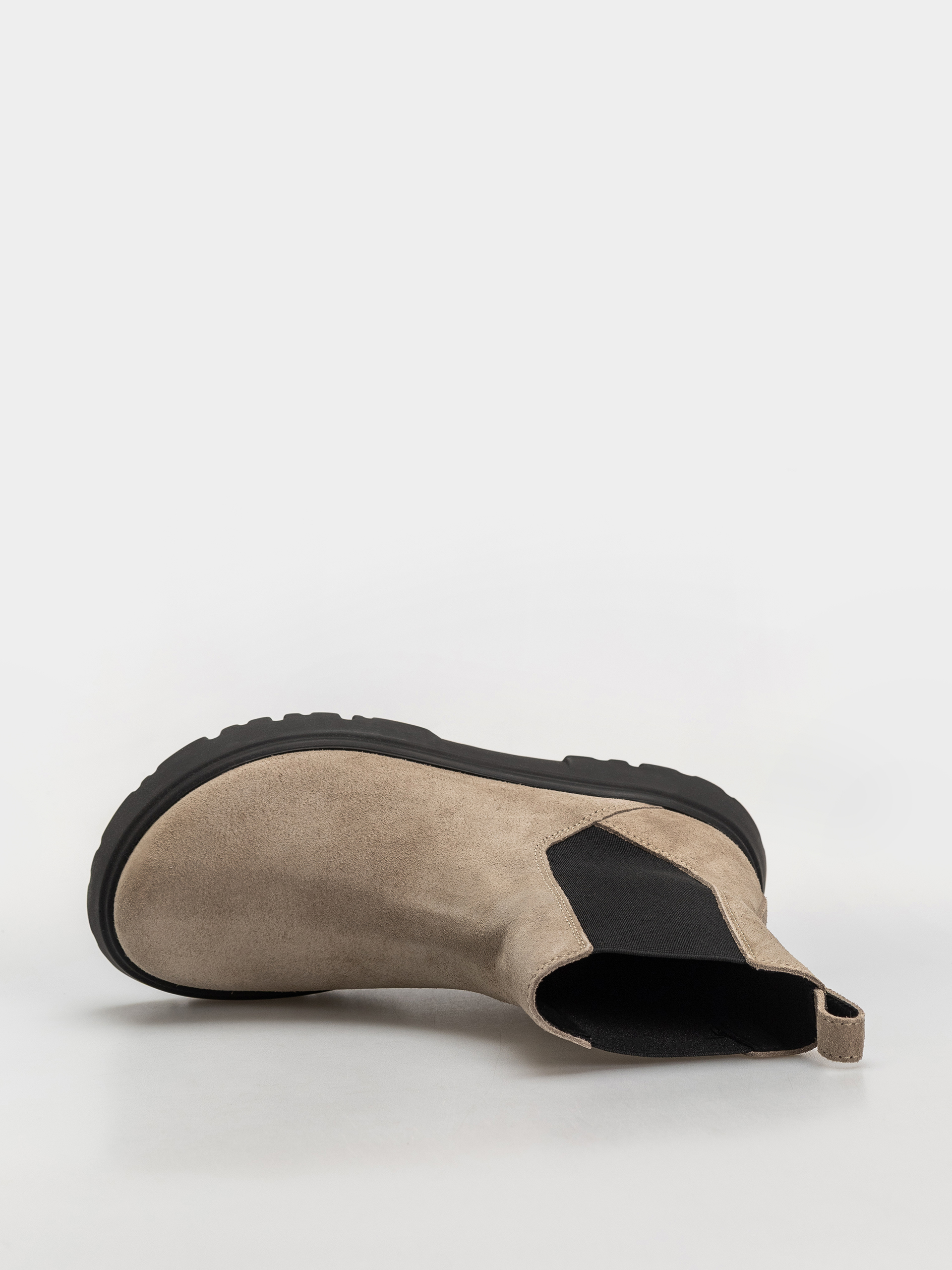 Birkenstock Theda Chelsea Suede Leather Narrow Wmn Schuhe (taupe)
