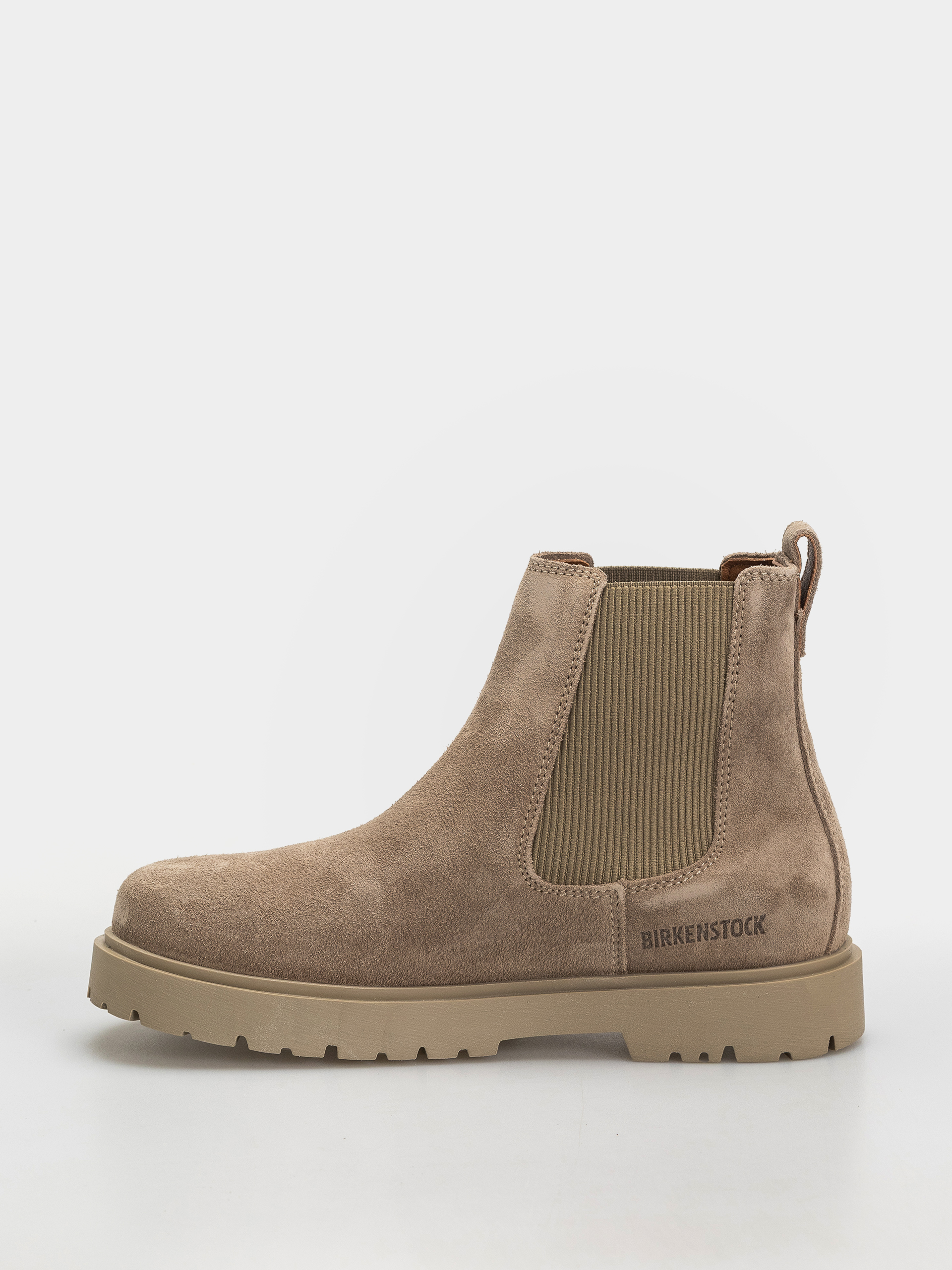 Birkenstock Highwood Suede Leather Narrow Shoes (taupe)