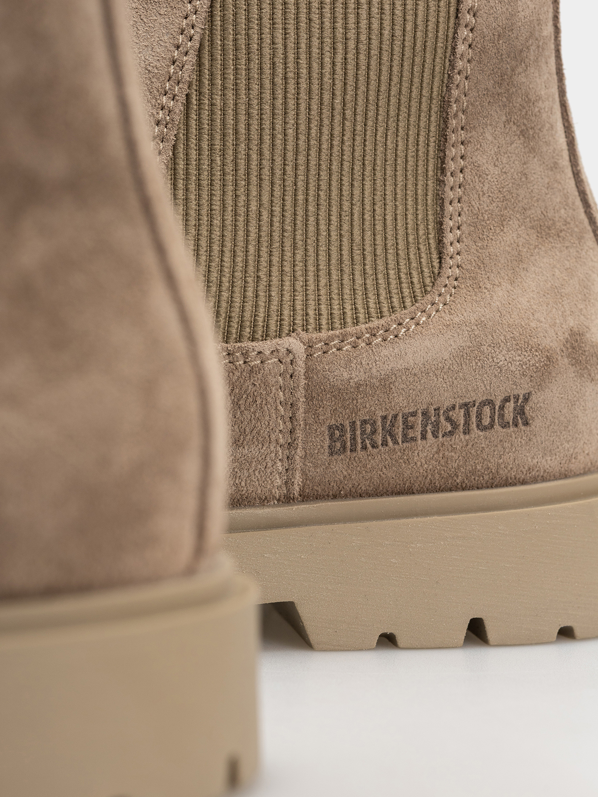 Birkenstock Highwood Suede Leather Narrow Schuhe (taupe)