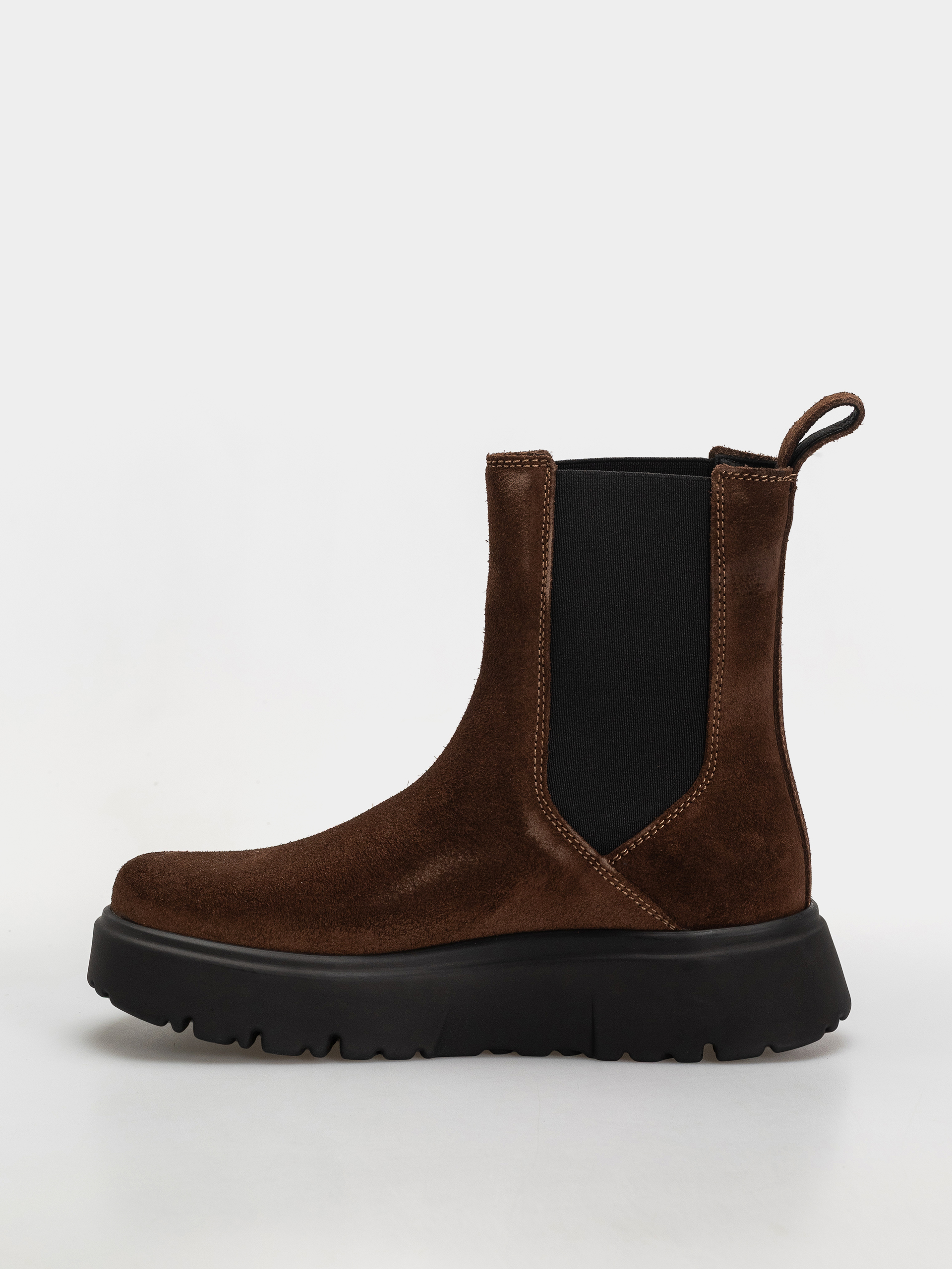 Birkenstock Theda Chelsea Suede Leather Narrow Wmn Schuhe (carafe)