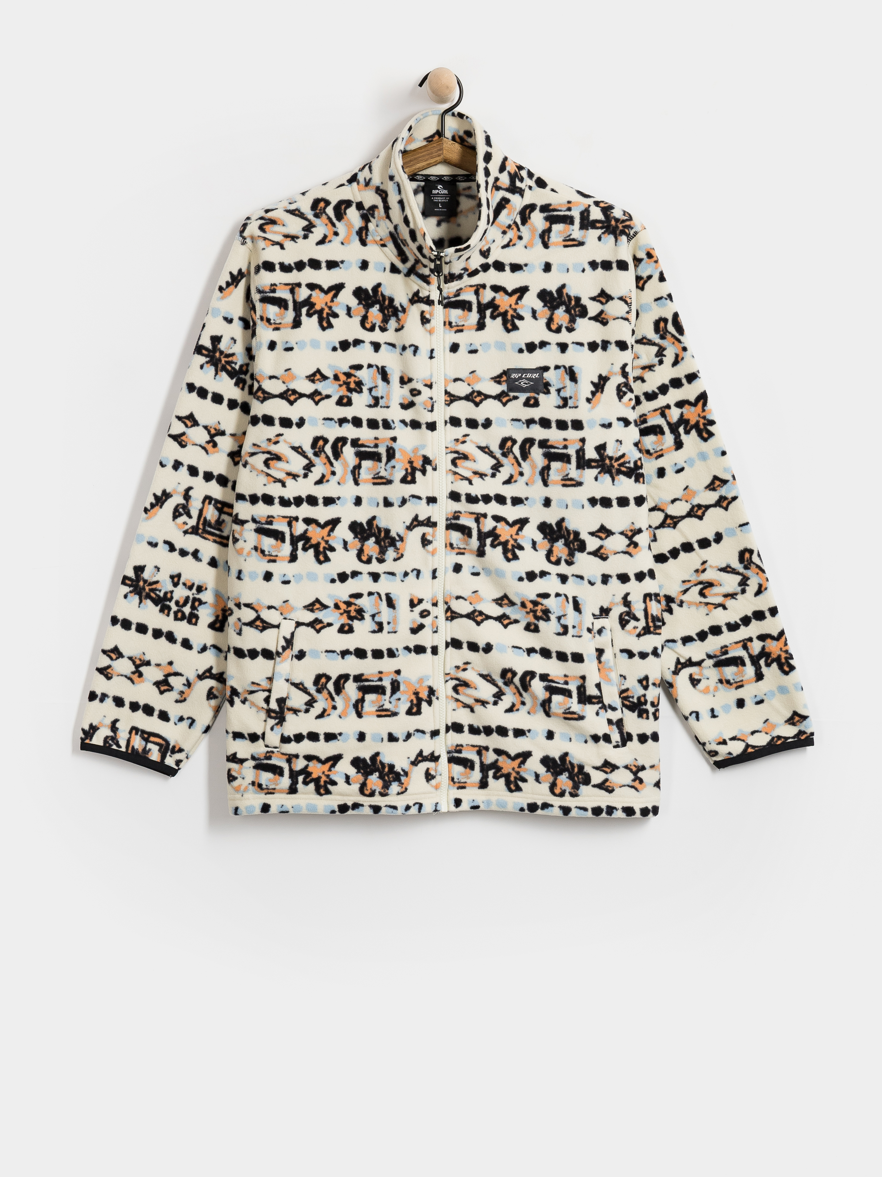 Rip Curl Fleece Jacke Sessions (vintage white)