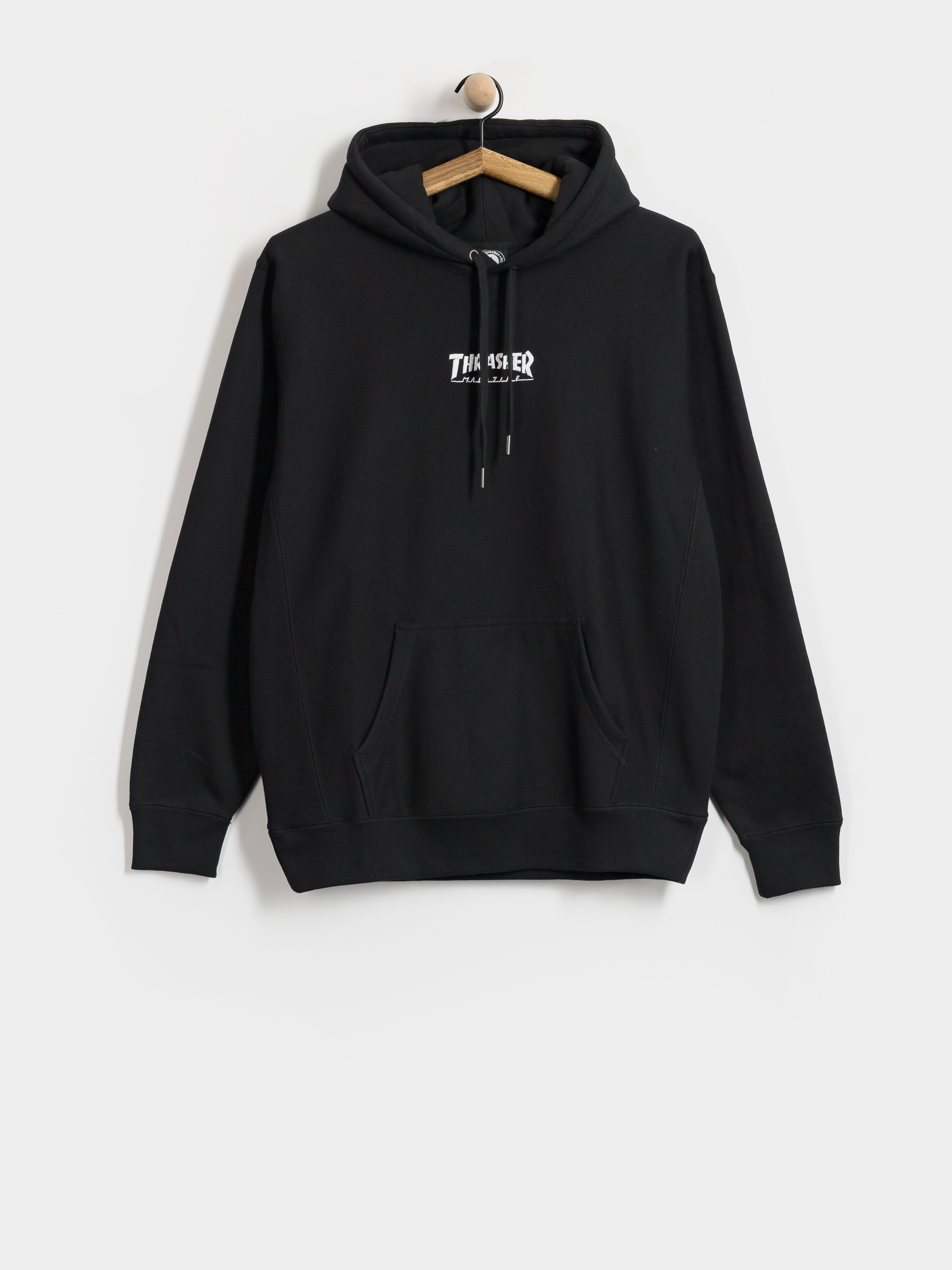 Thrasher Hoodie Heavyweight Embroidered Mag Logo HD (black)