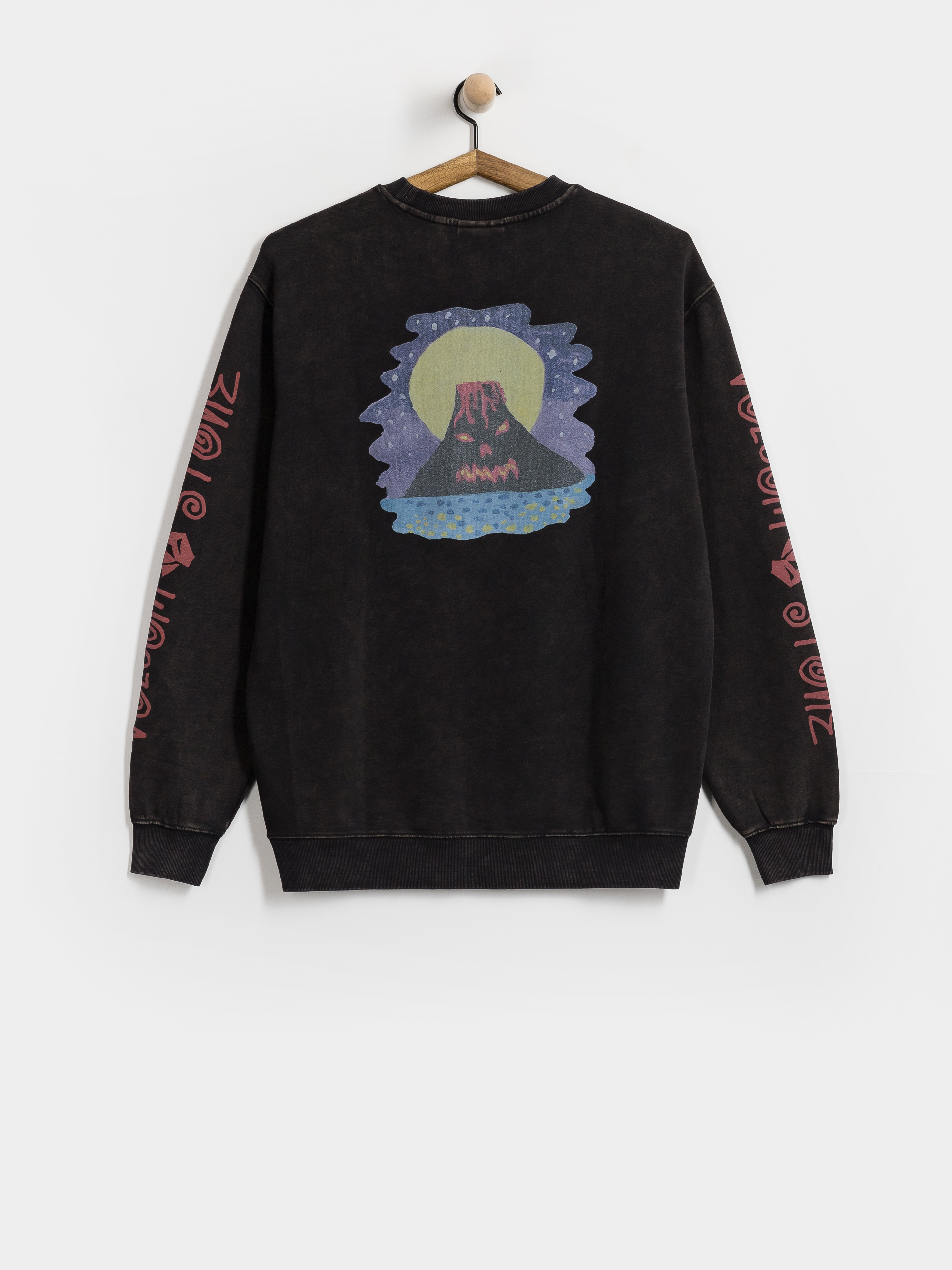 Volcom Sweatshirt Fa Ozzy Crew (light acid black)