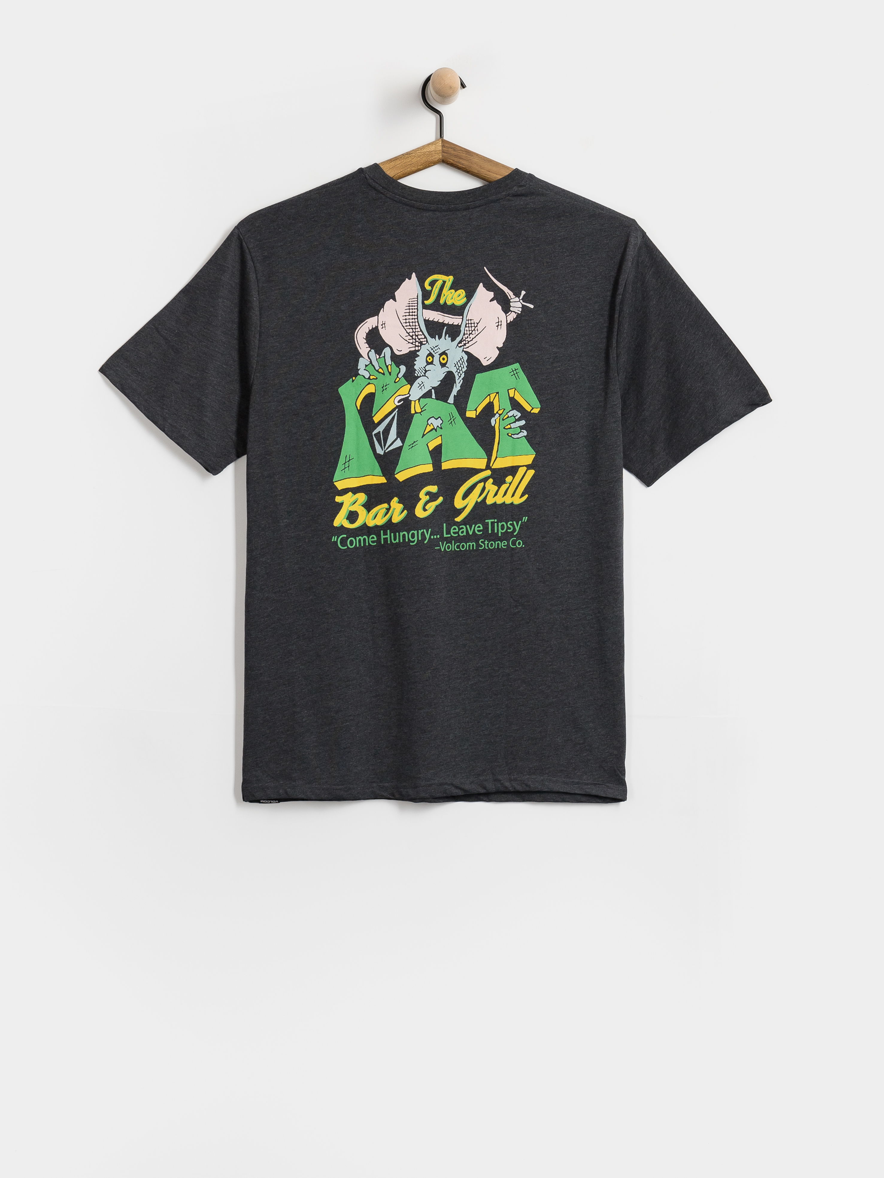 Volcom T-Shirt Tipsy Rat Hth (heather black)