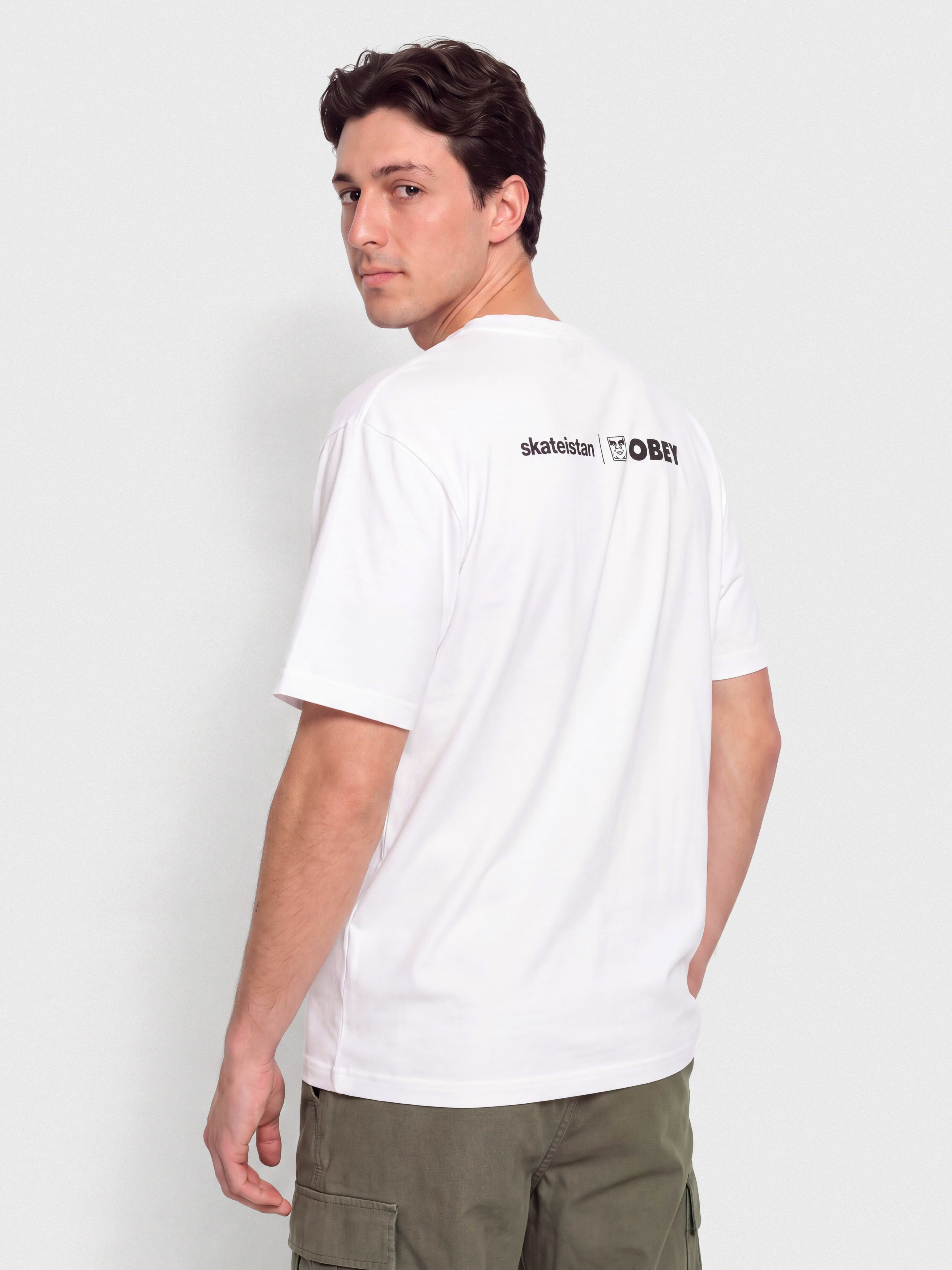 OBEY T-Shirt Skateistan Photo (white)