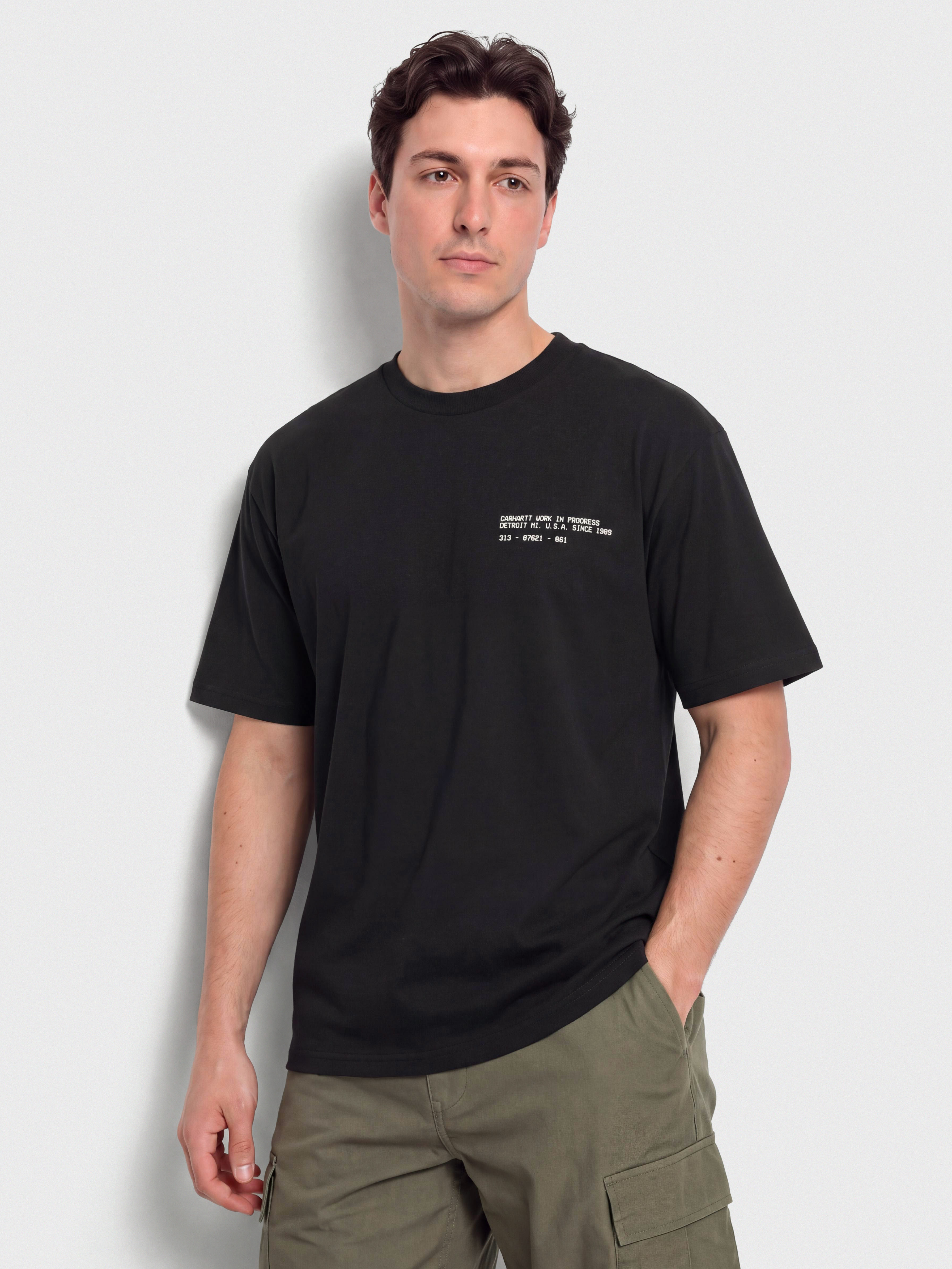 Carhartt WIP Feather Progress T-Shirt (black)