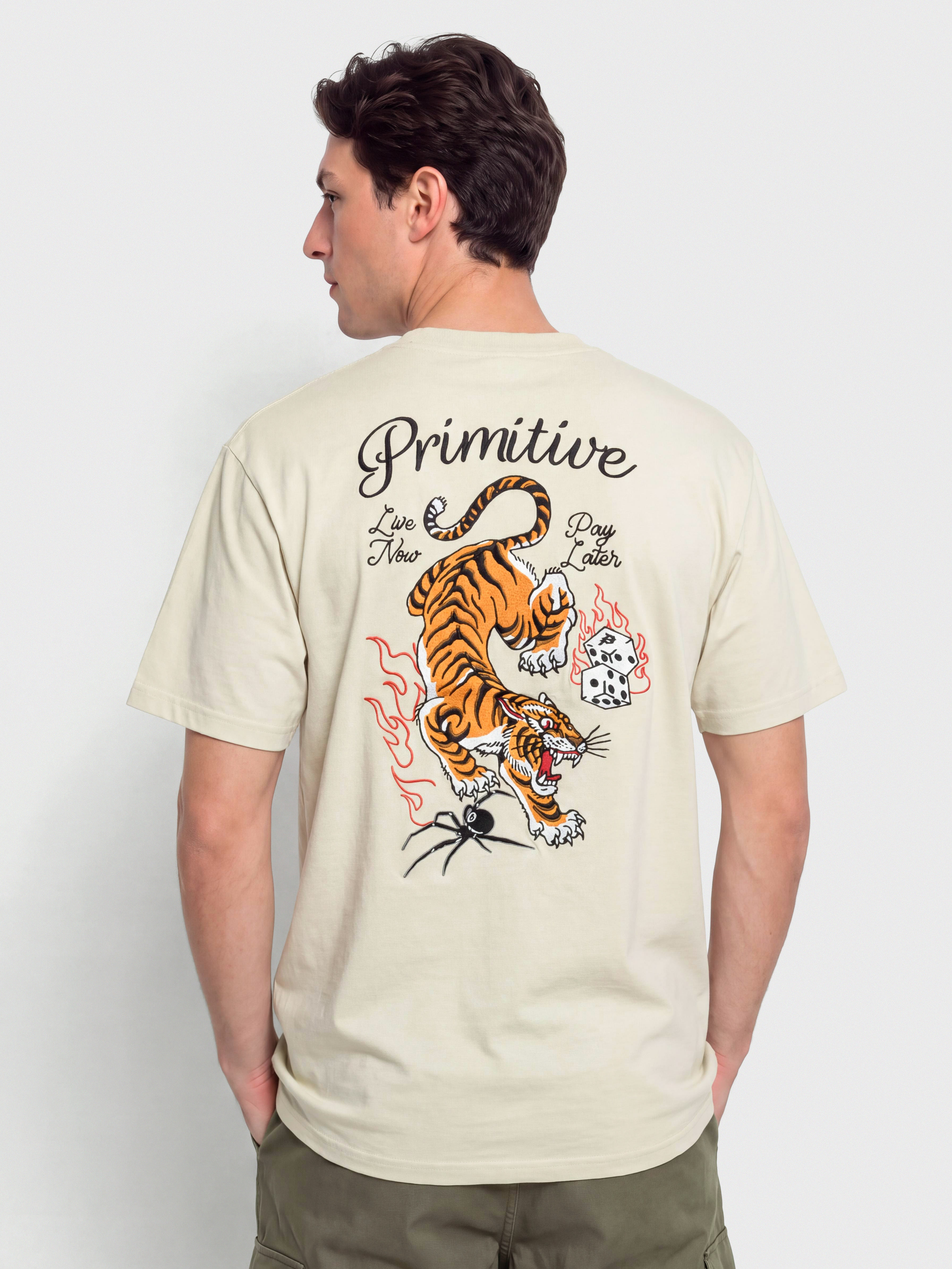 Primitive T-Shirt Big City (cream)