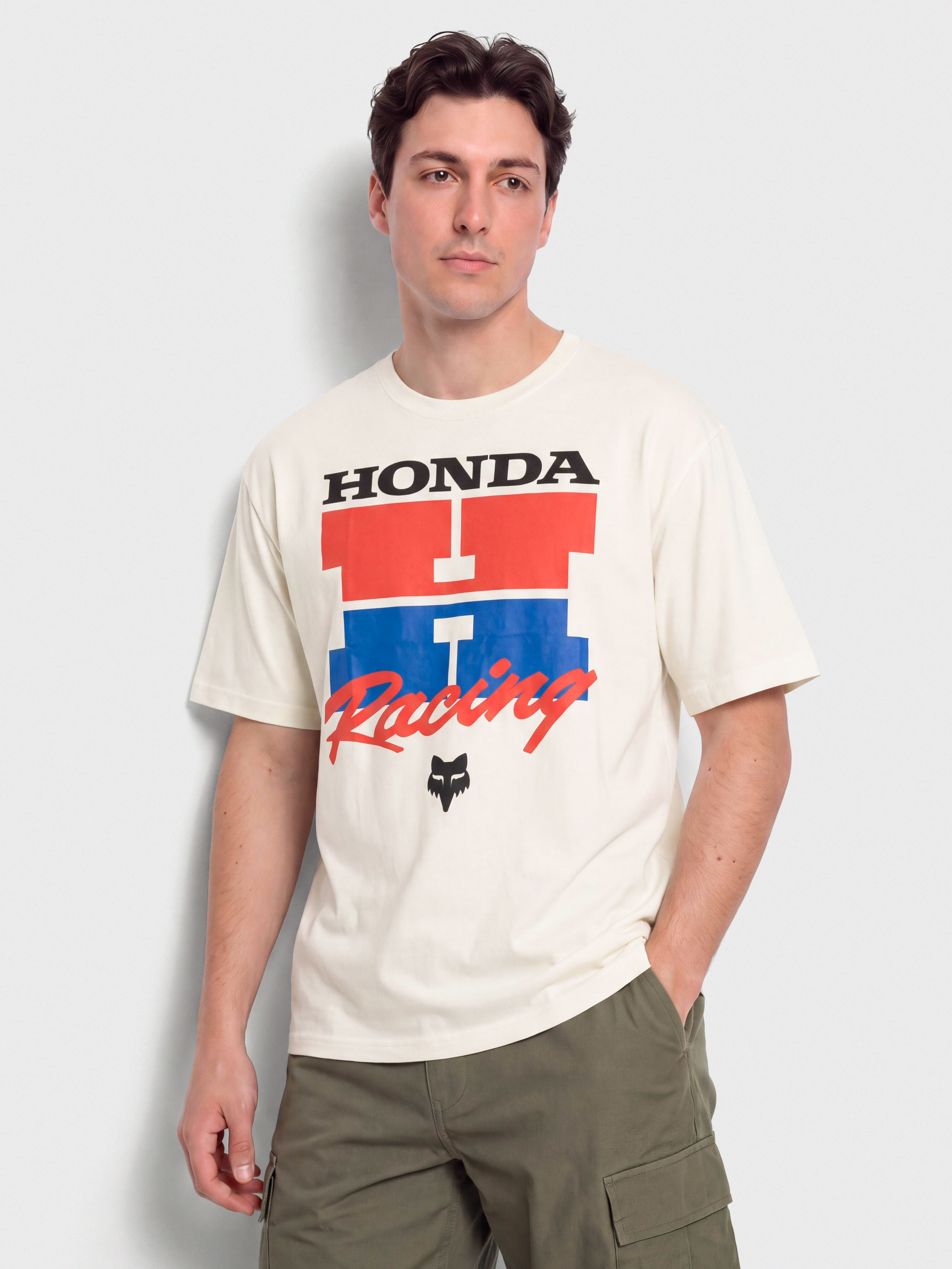 Fox Honda Midweight T-Shirt (off white)