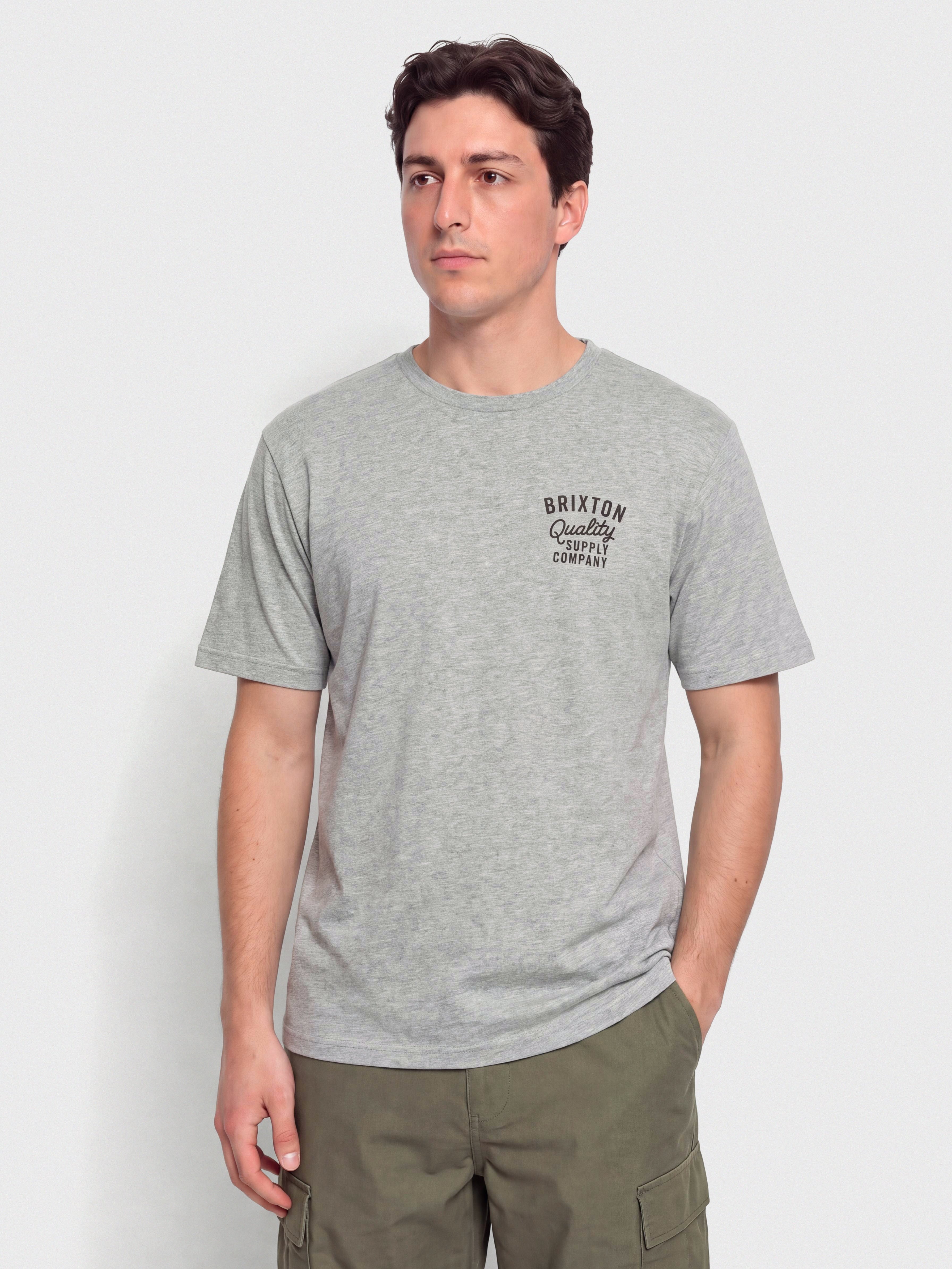 Brixton Hubal Tlrt T-Shirt (heather grey)