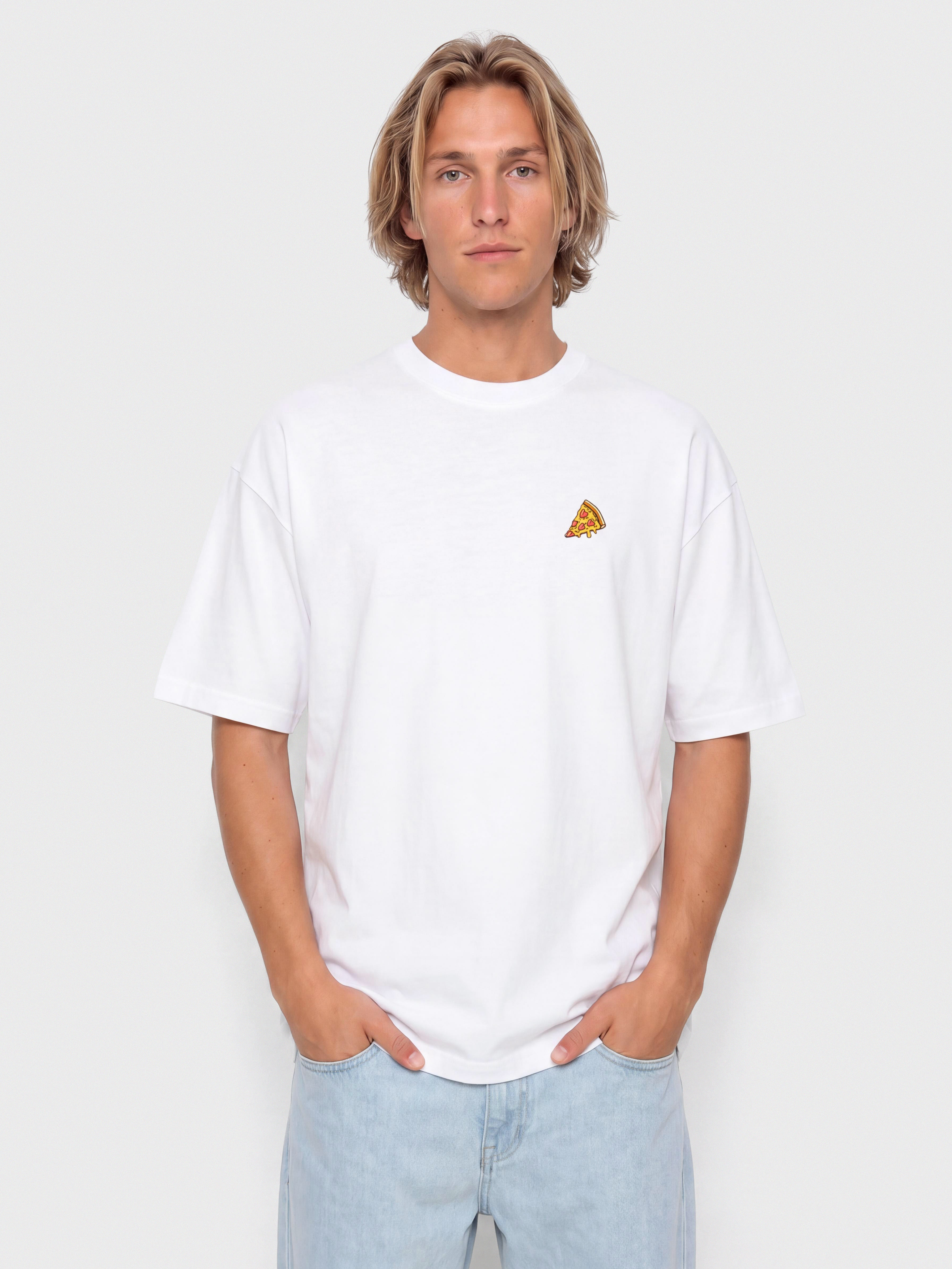 Iriedaily T-Shirt Pizza Slice (white)