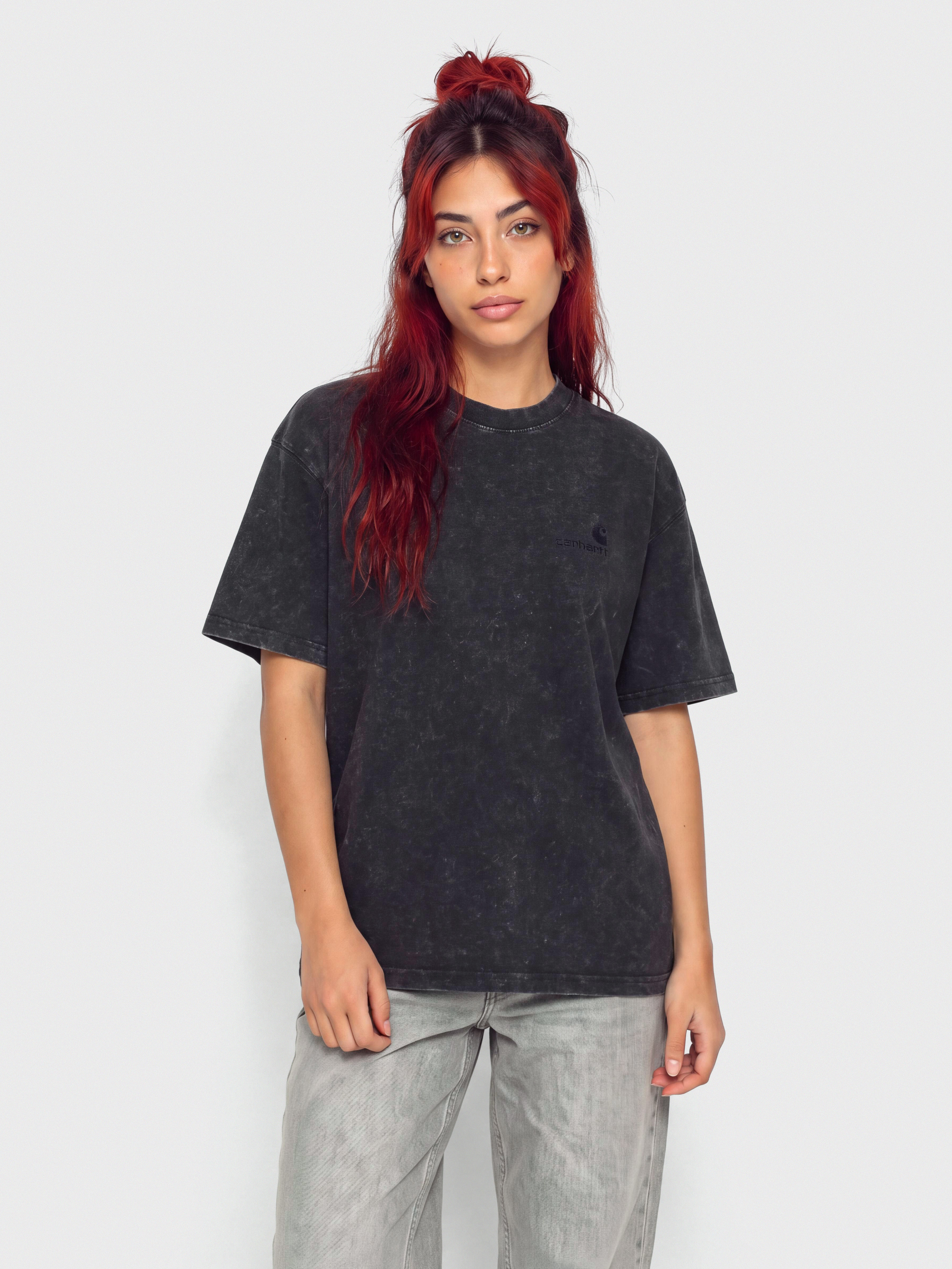 Carhartt WIP Lambert Wmn T-Shirt (black/moon wash)