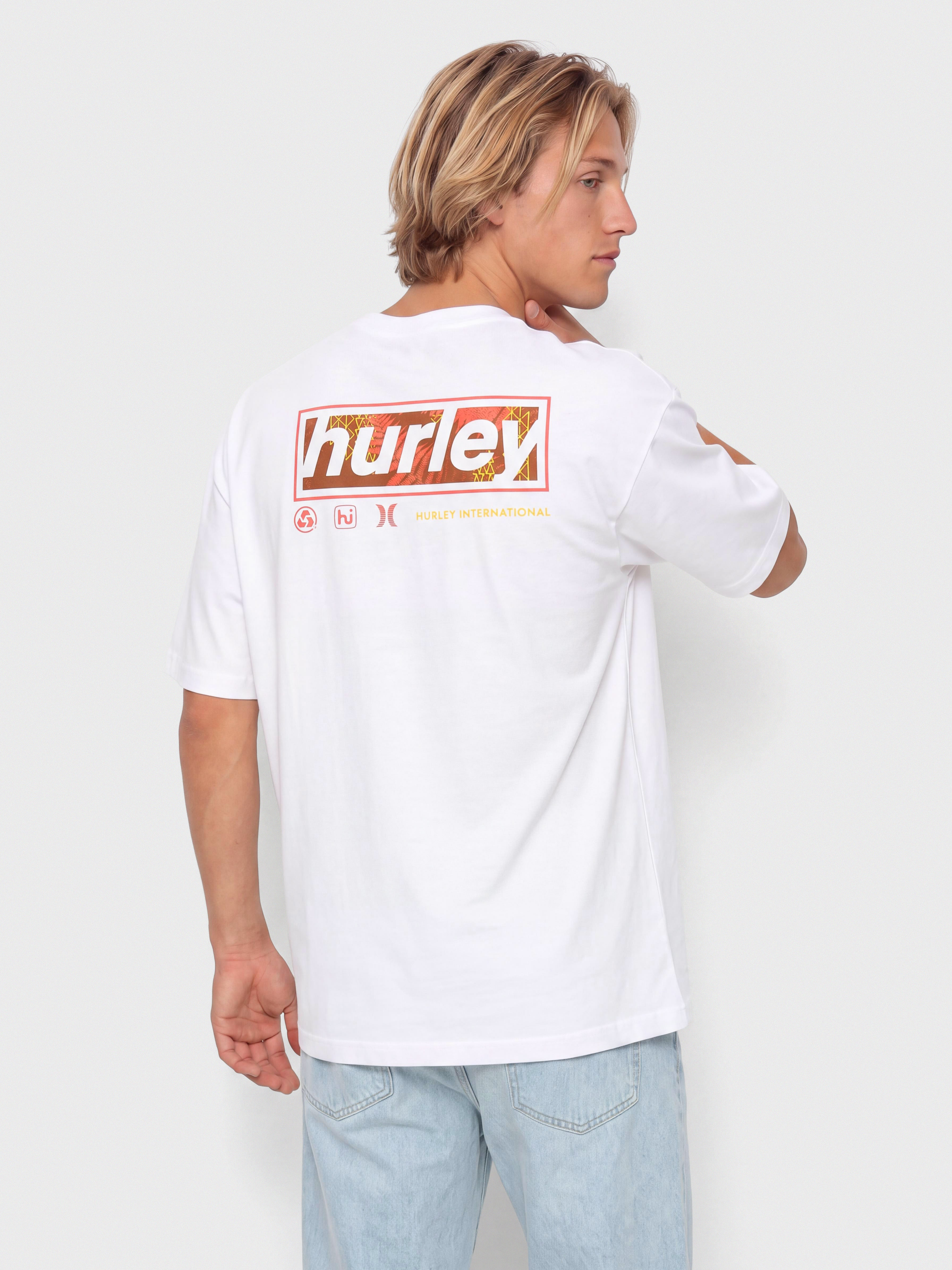 Hurley Throwback Fill T-Shirt (white)