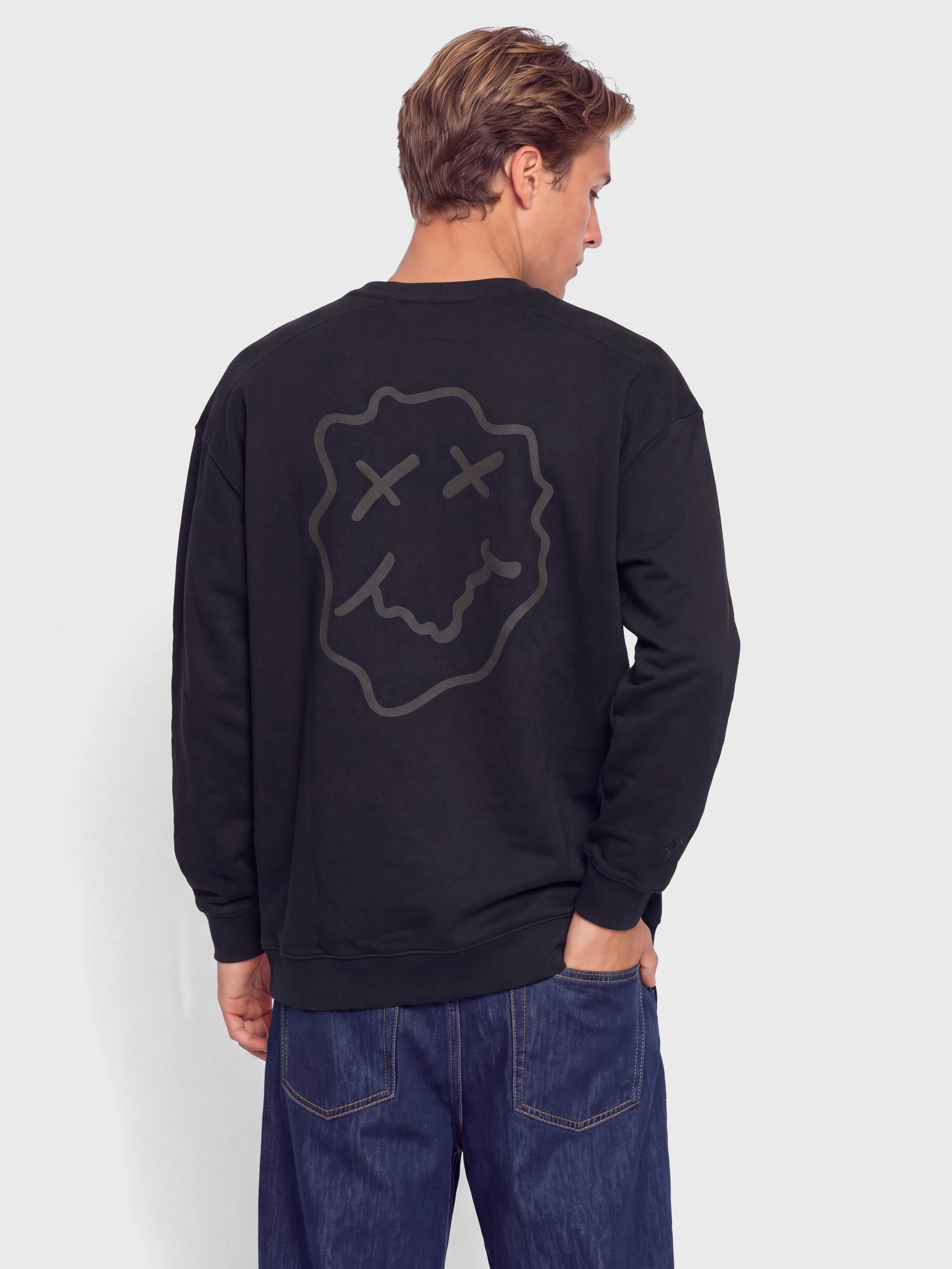 Hurley Sweatshirt Smile Crew (black)
