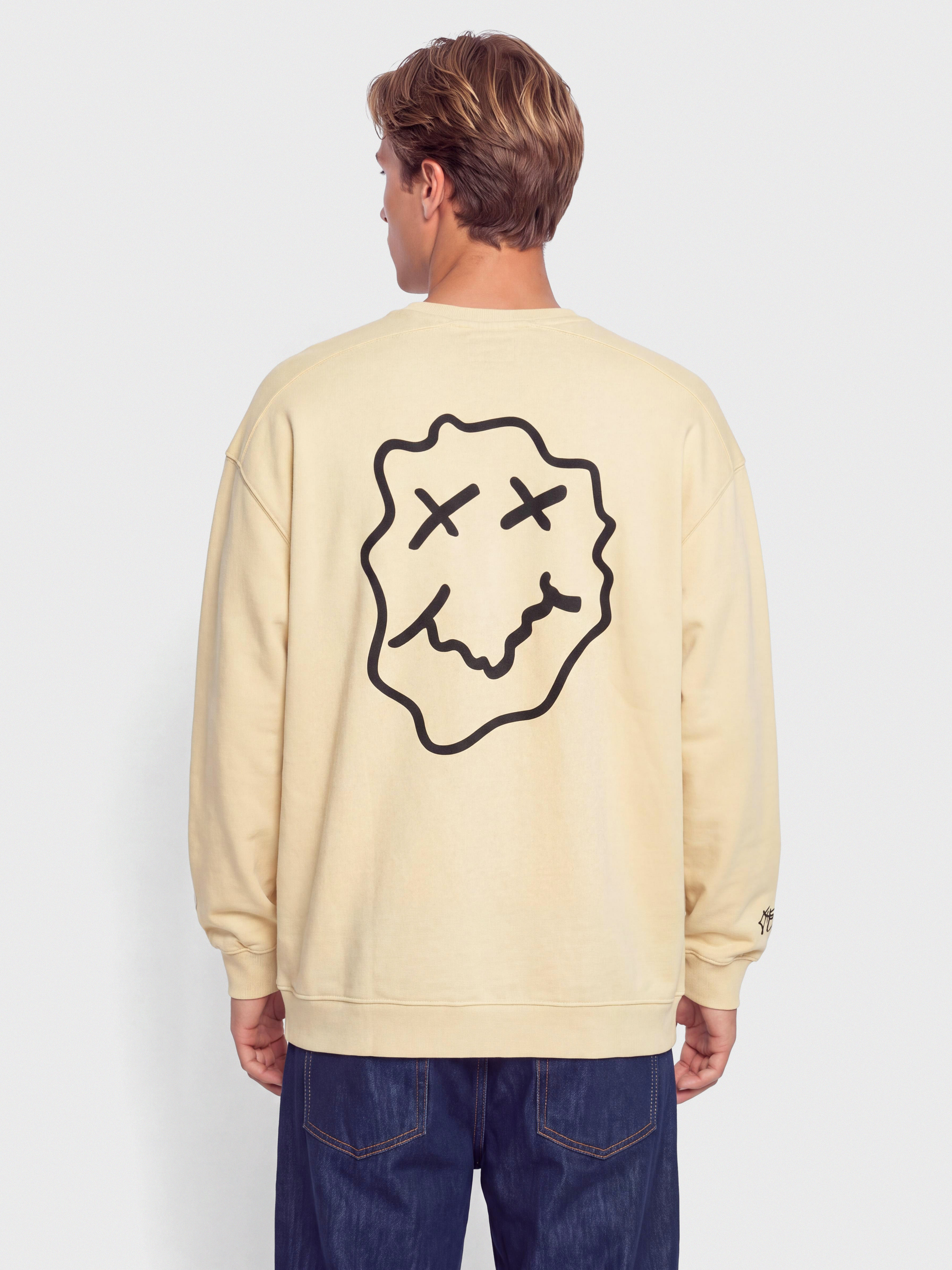 Hurley Sweatshirt Smile Crew (cream)