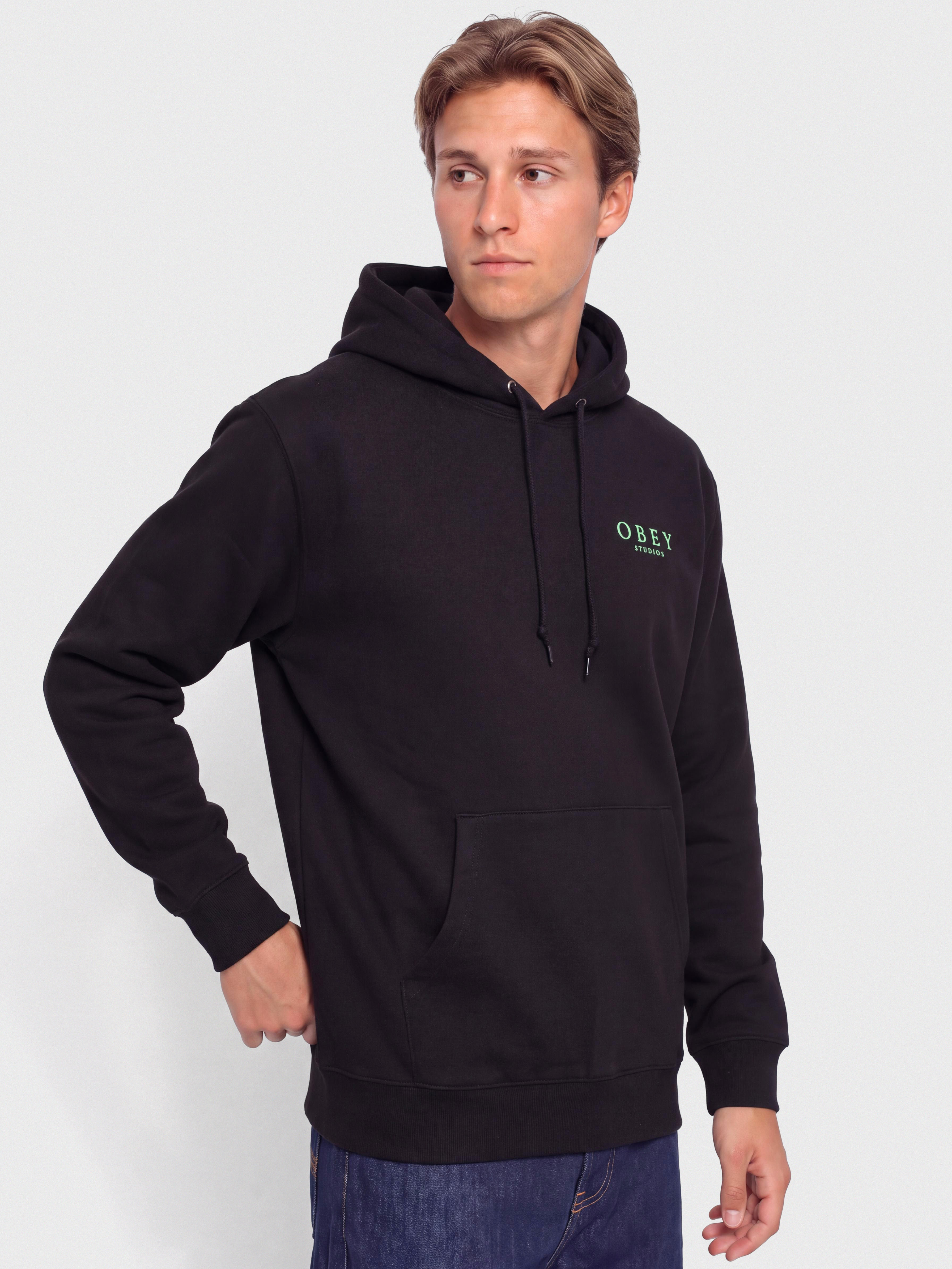 OBEY Flores Robus Sweatshirt (black)
