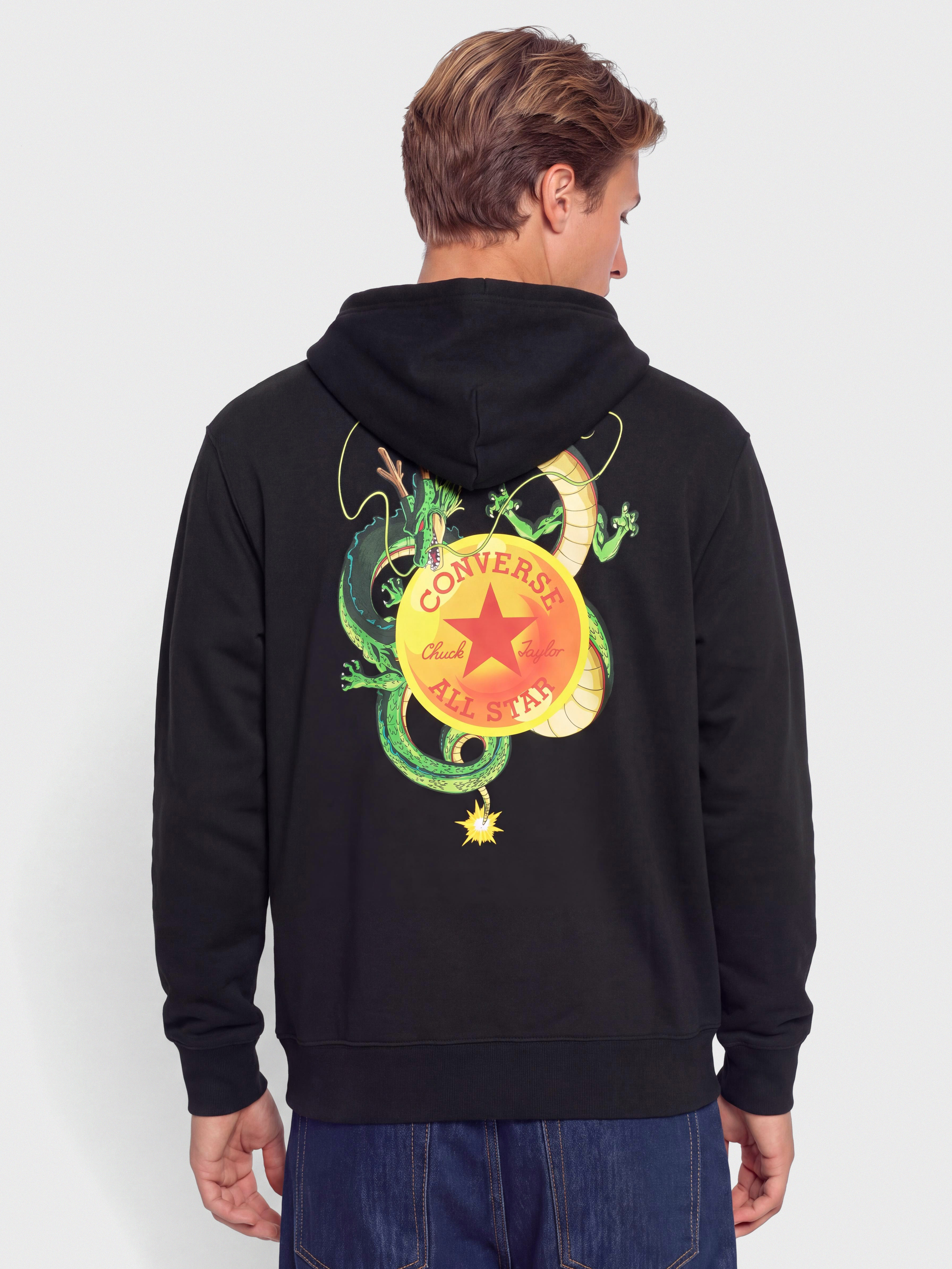 Converse X Dragon Ball Z Shenron Chuck Sweatshirt (converse black)