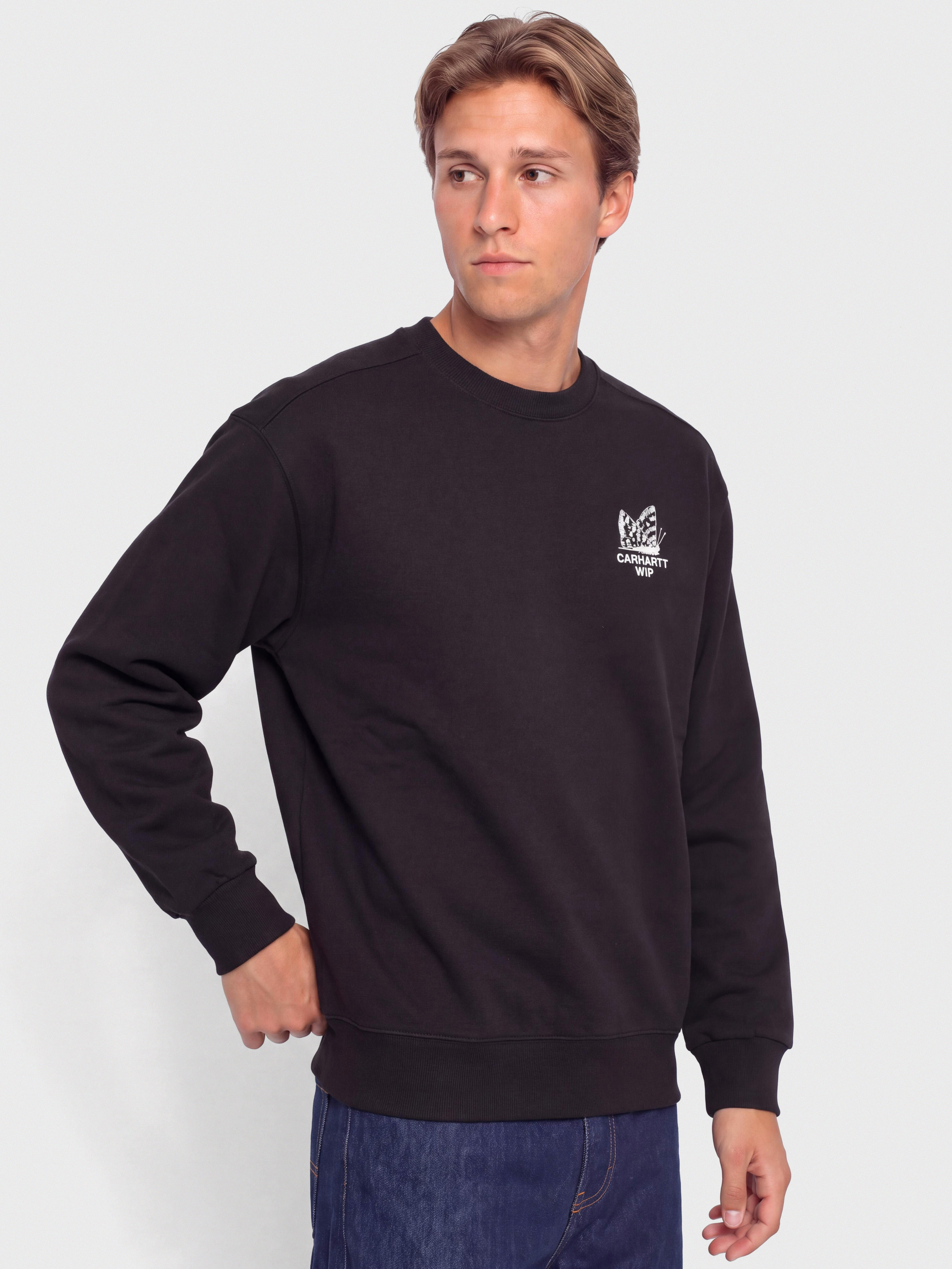 Carhartt WIP Hourglass Sweatshirt (black/stone washed)