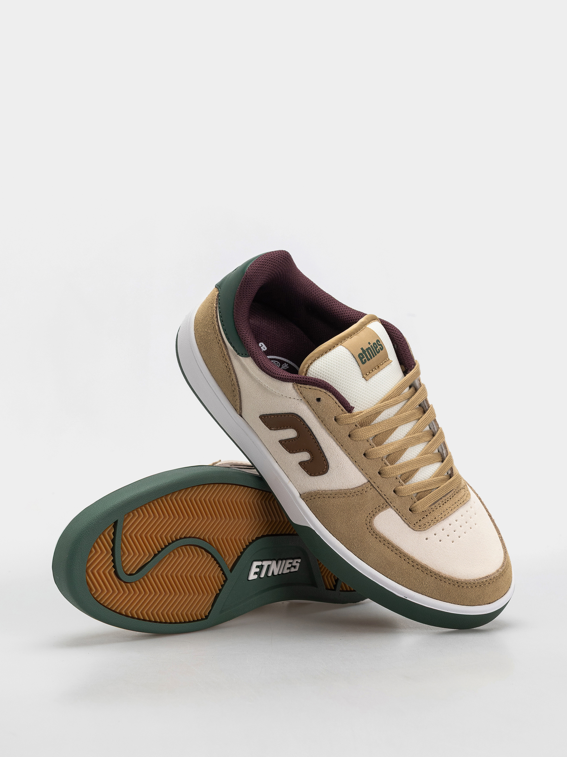 Etnies Emerson X Skate Wild Shoes (tan/green)