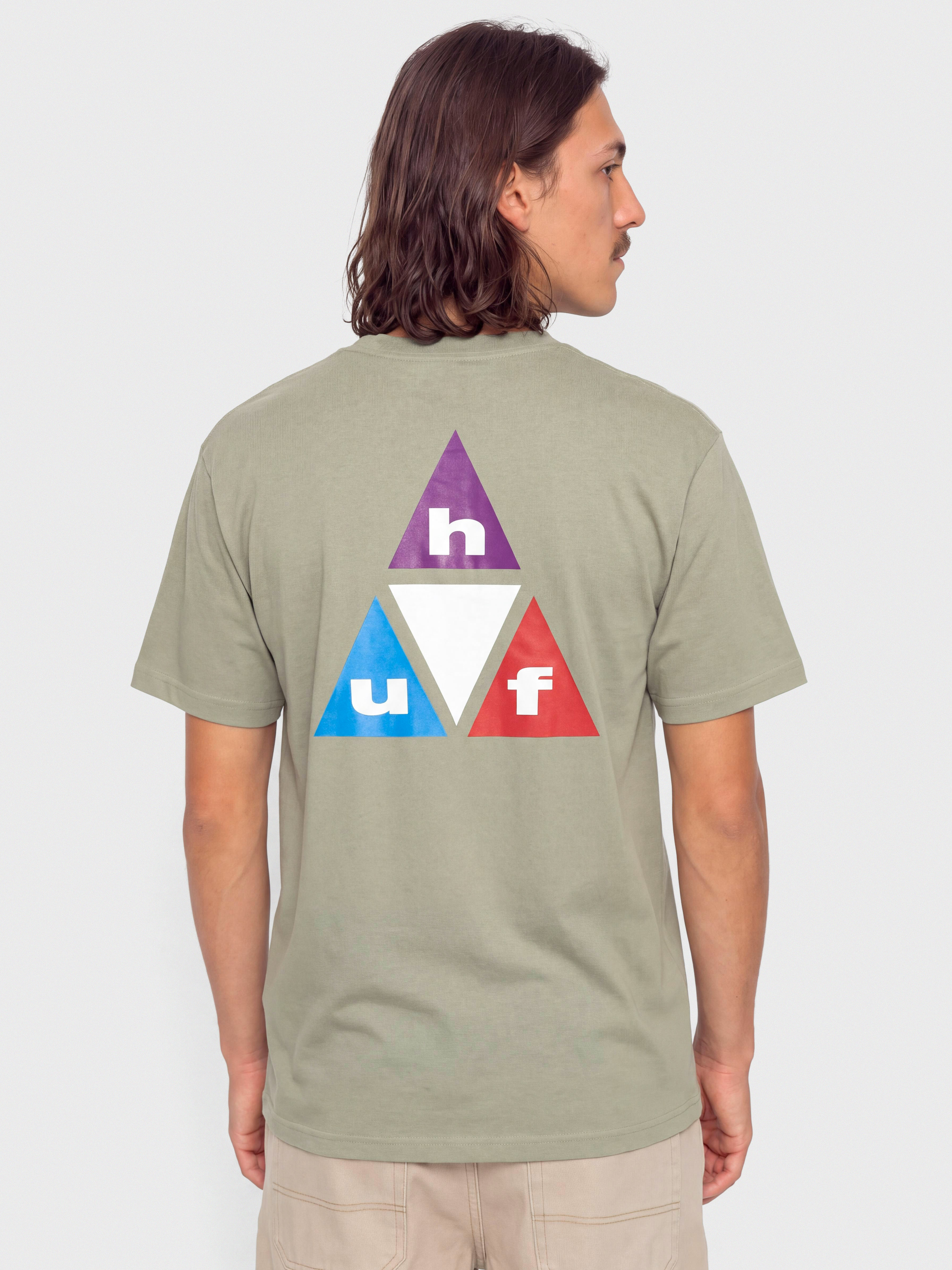 HUF T-Shirt Prism TT (desert green)