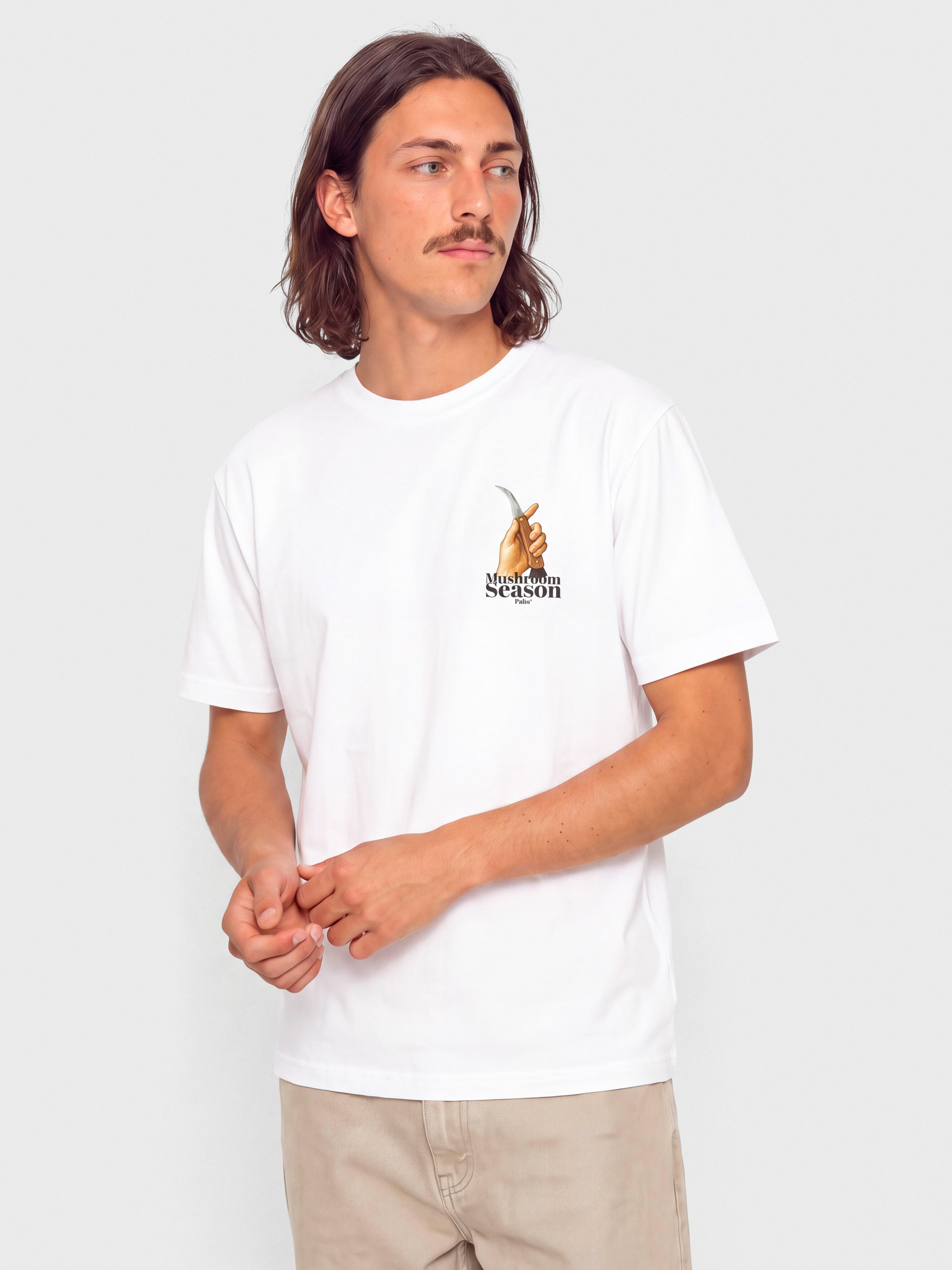 Palto Mushroom Hunter T-Shirt (white)