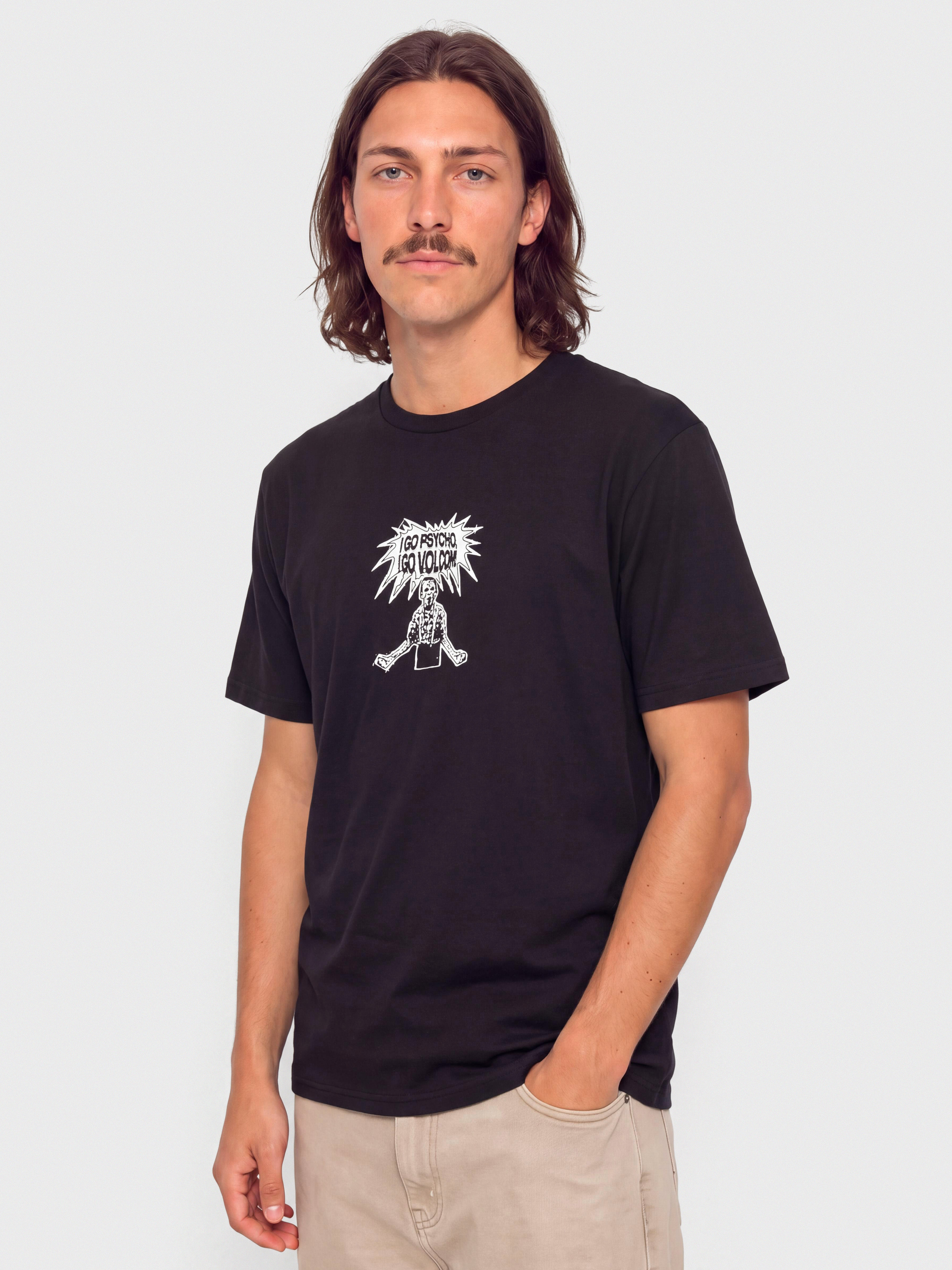 Volcom T-Shirt I Go Psycho Bsc (black)