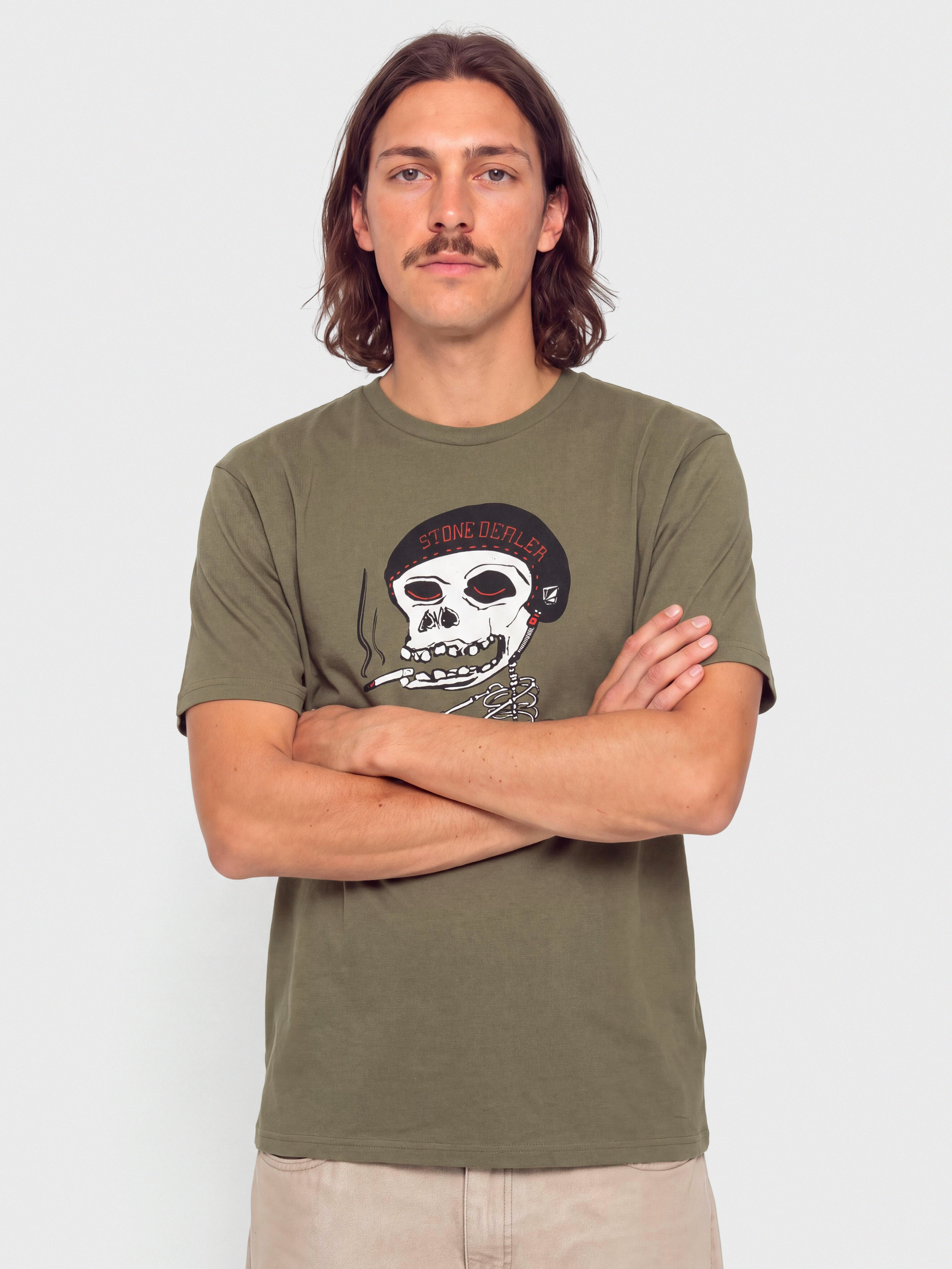 Volcom T-Shirt Pierbike Bsc (wintermoss)