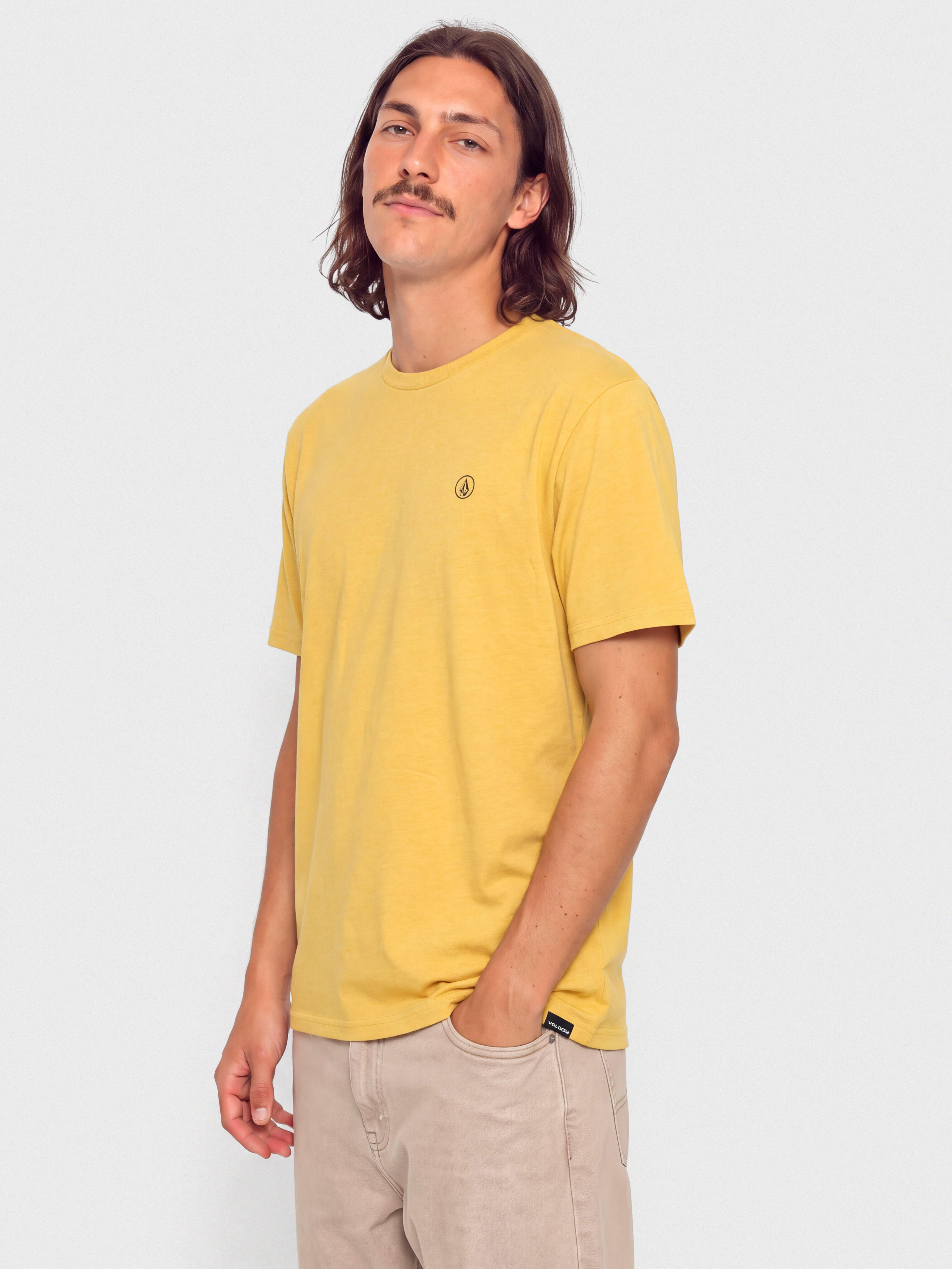 Volcom T-Shirt Circle Blanks Hth (mustard)