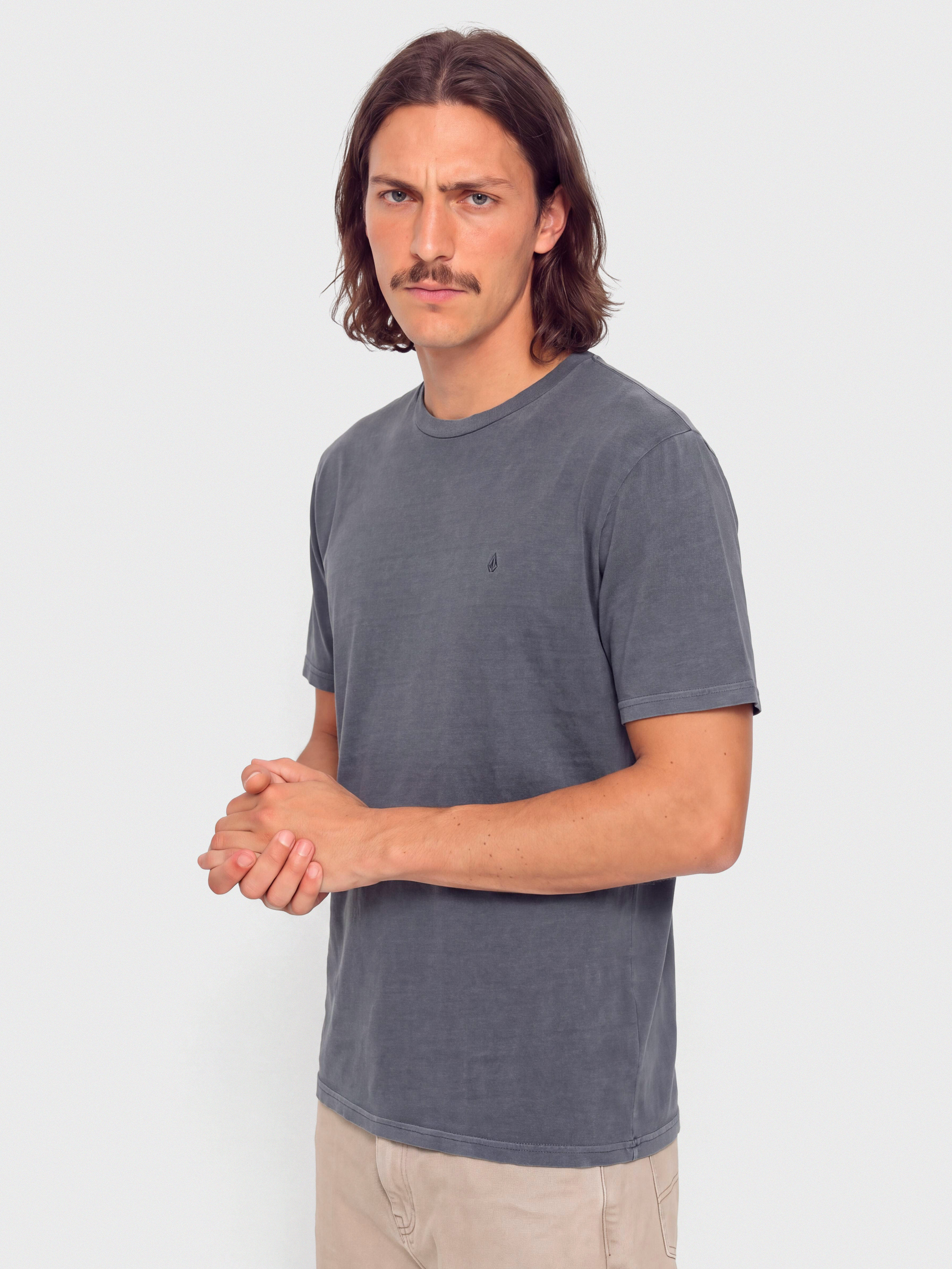 Volcom T-Shirt Solid Stone Emb (storm blue)