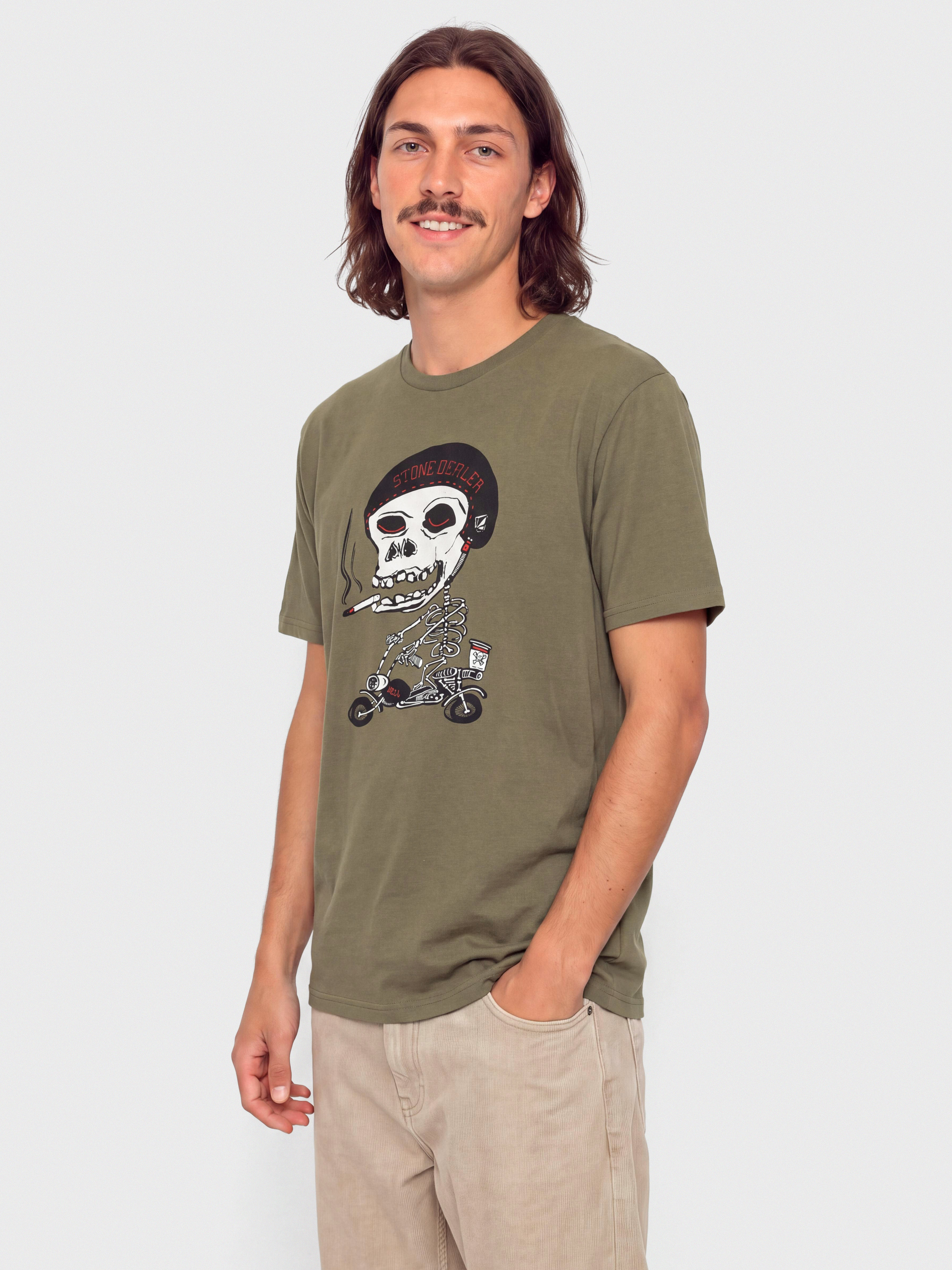 Volcom T-Shirt Pierbike Bsc (wintermoss)
