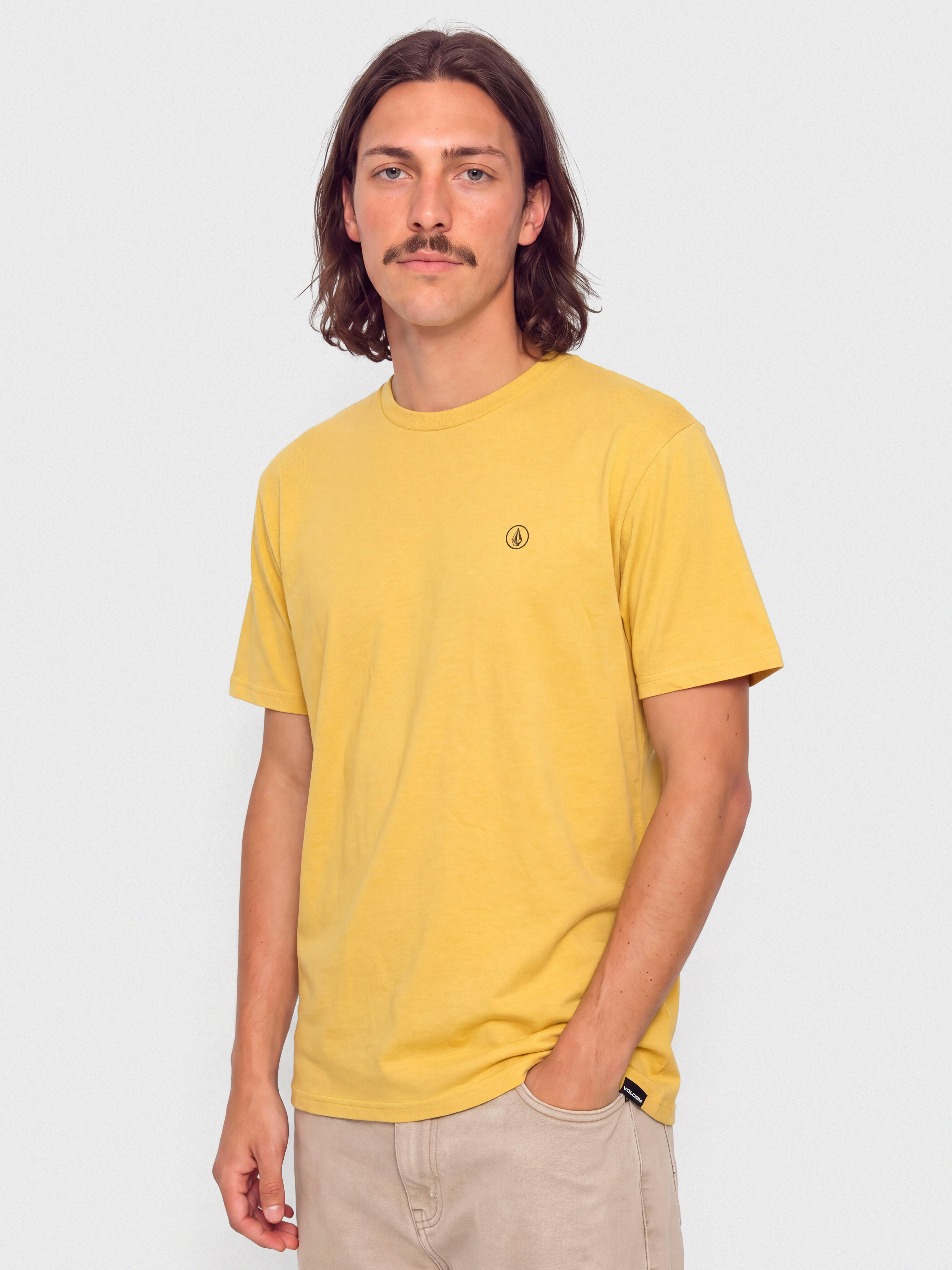 Volcom T-Shirt Circle Blanks Hth (mustard)