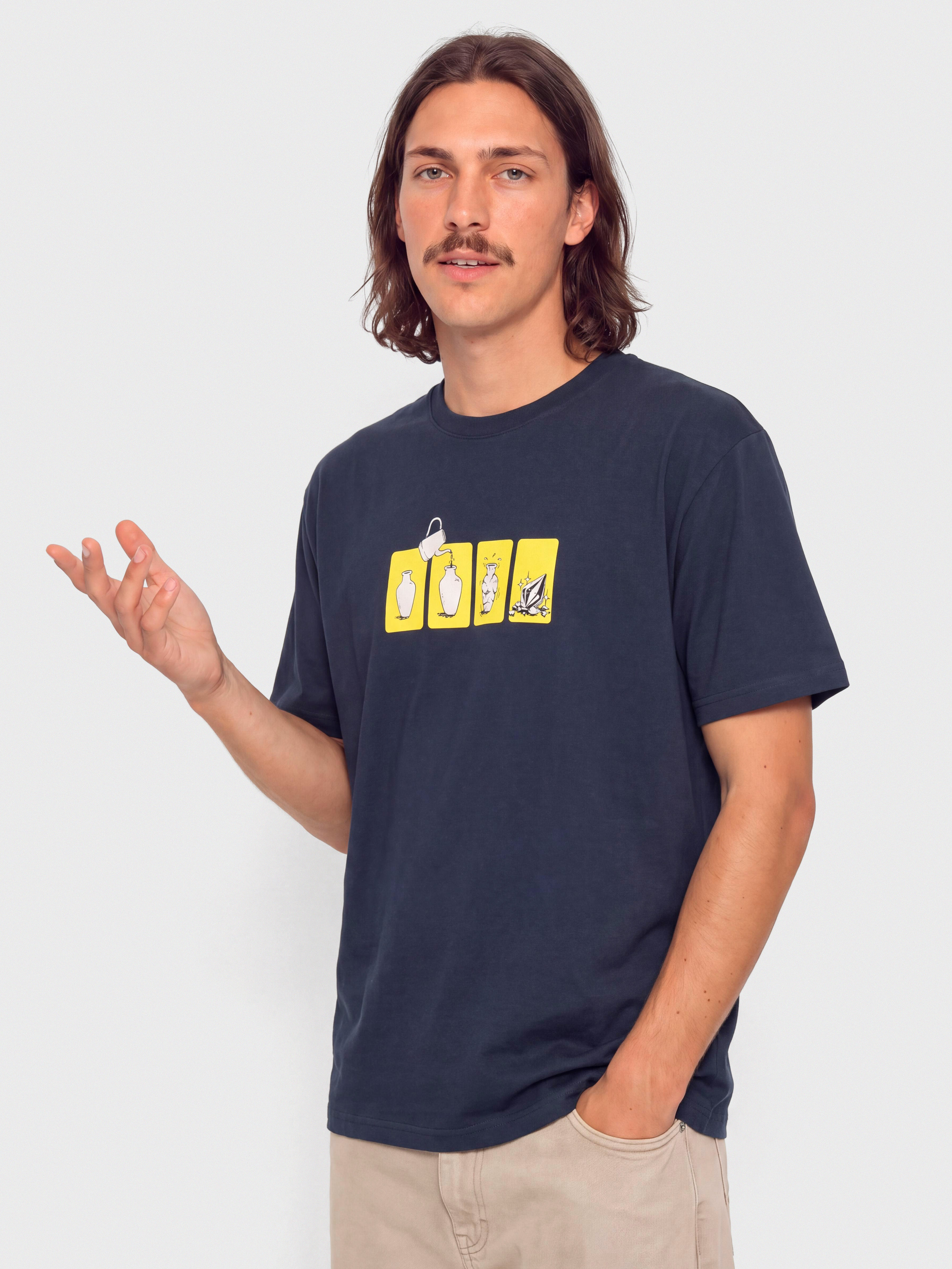 Volcom T-Shirt Before I Break Lse (marine)