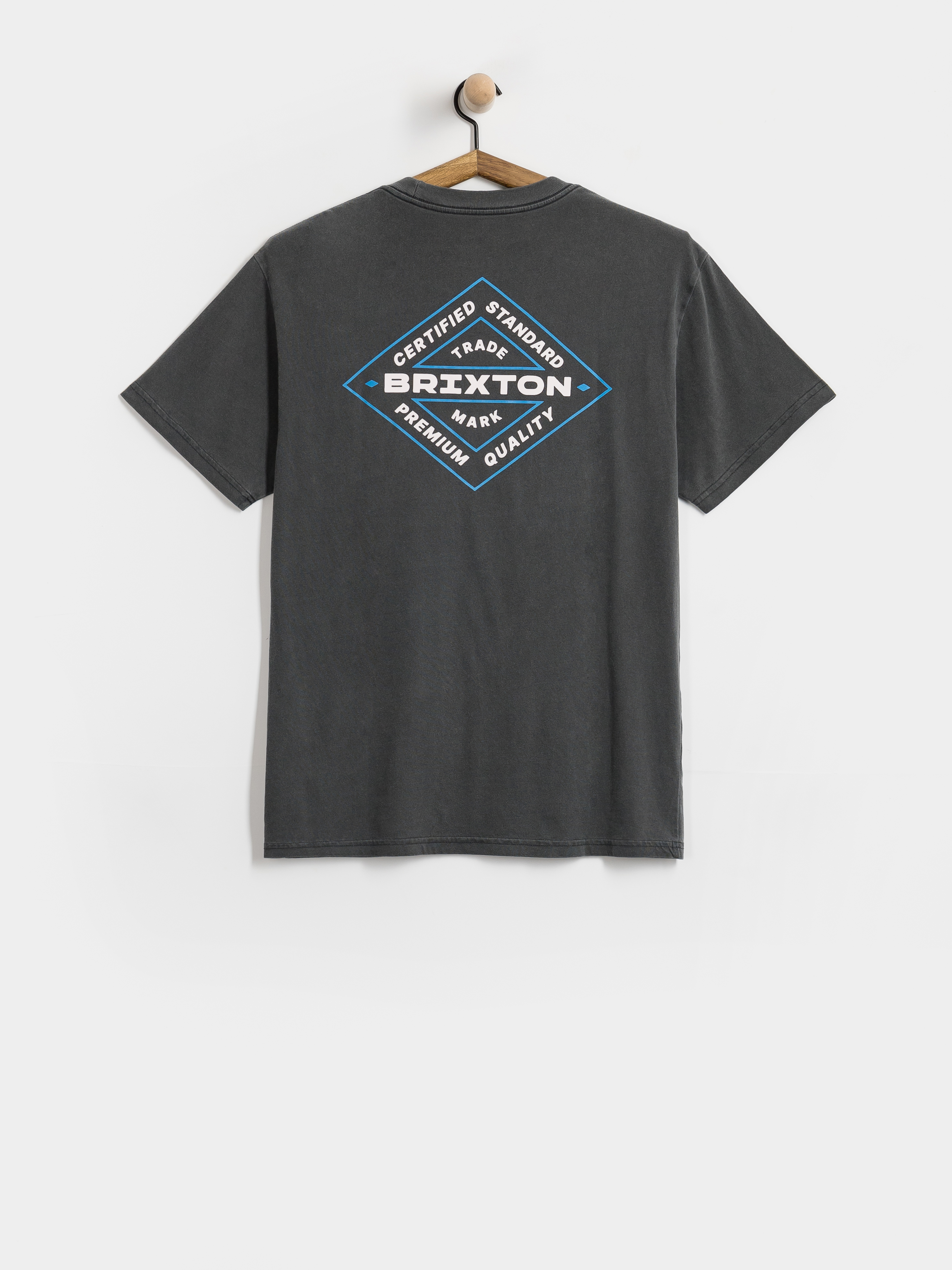 Brixton Lowry Stnd T-Shirt (black worn wash)
