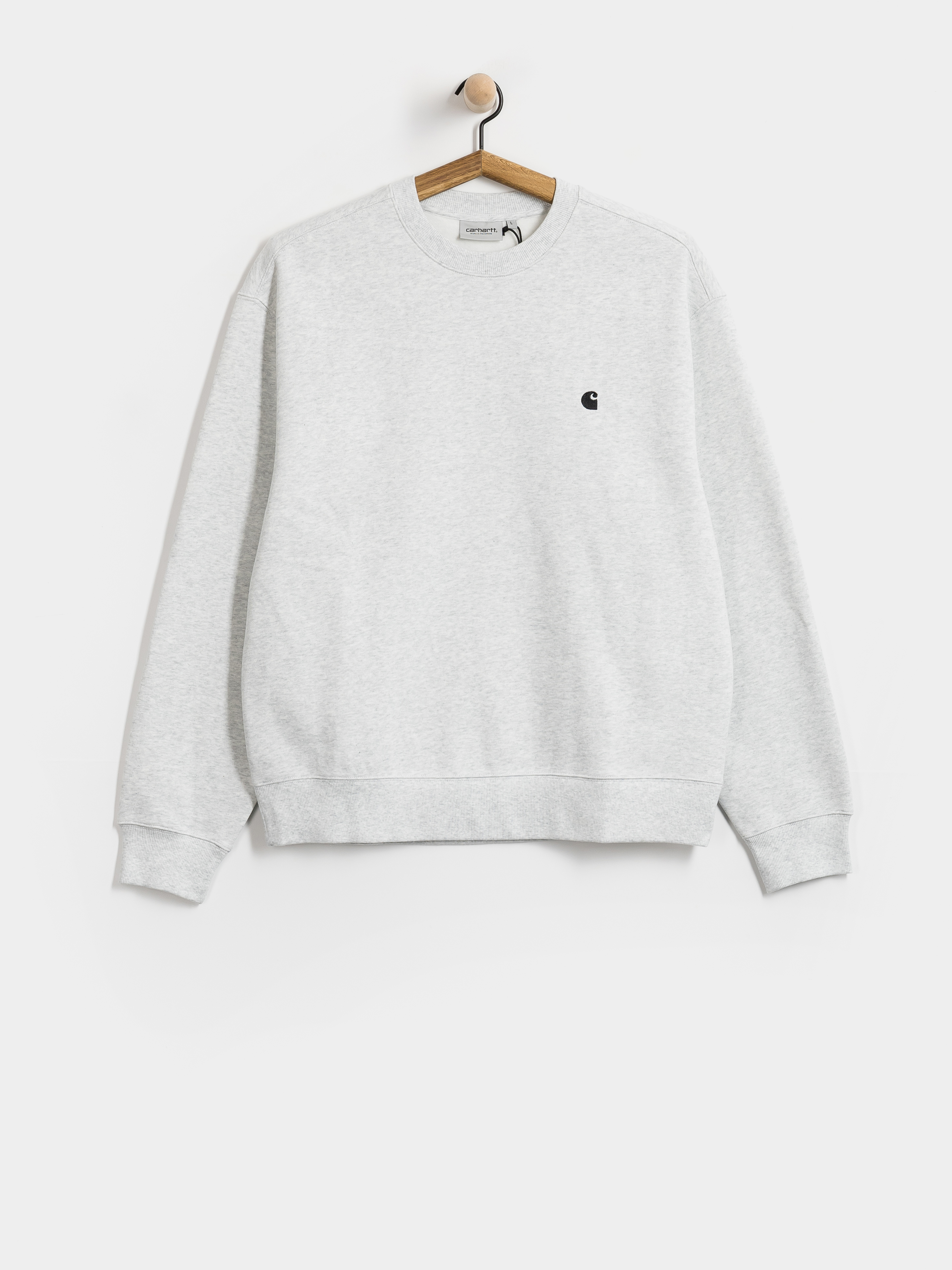 Carhartt WIP Mack Sweatshirt (ash heather/black)
