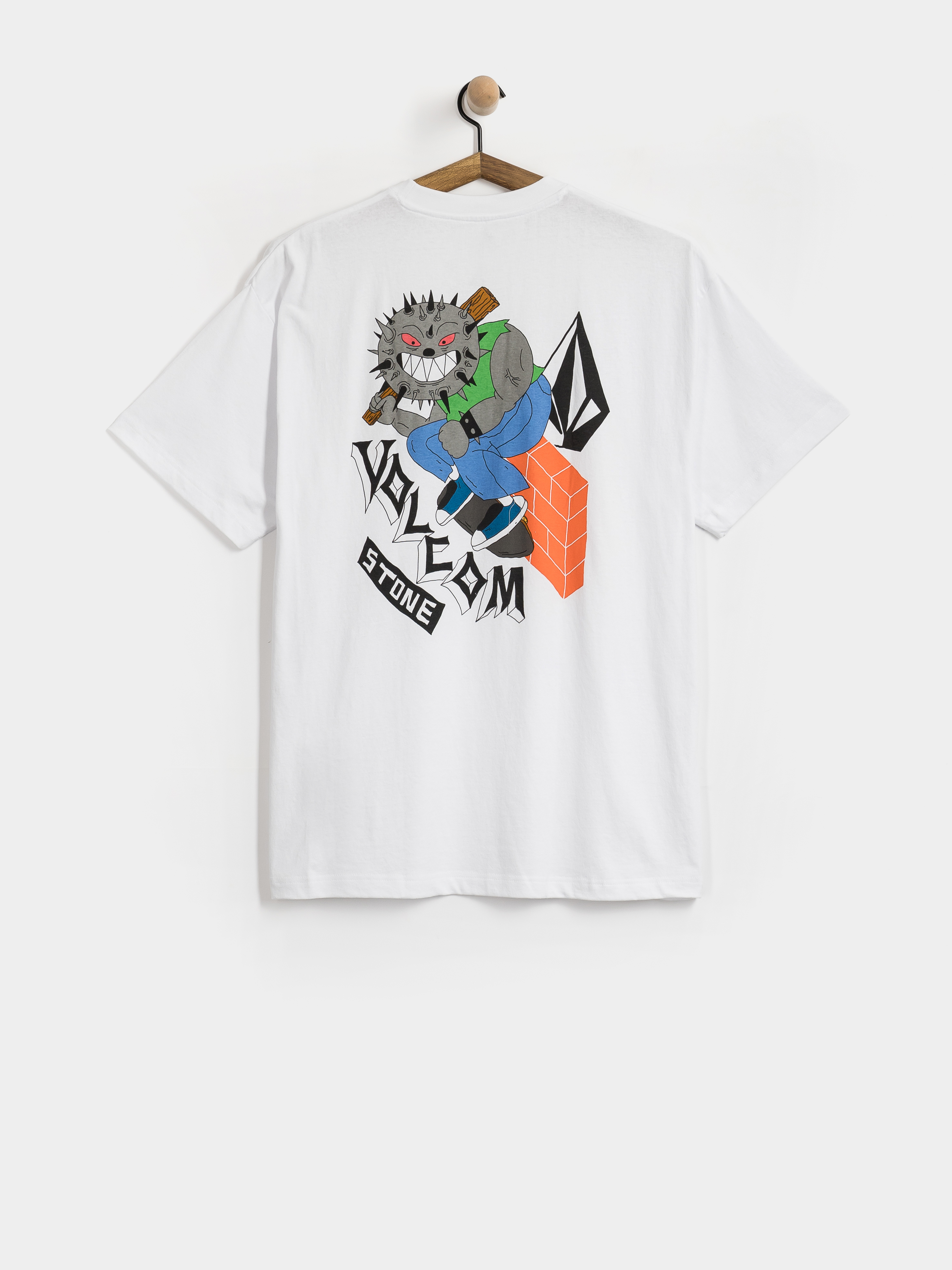 Volcom T-Shirt Sk8 Break Lse (white)