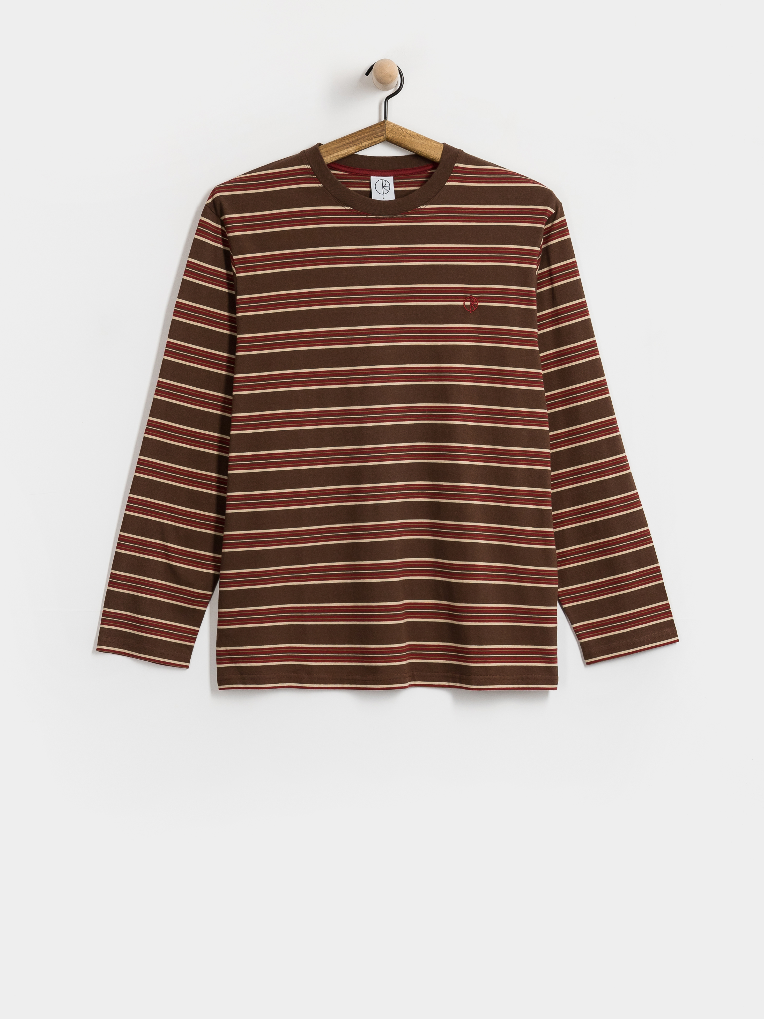 Polar Skate Longsleeve Steve (brown/red)