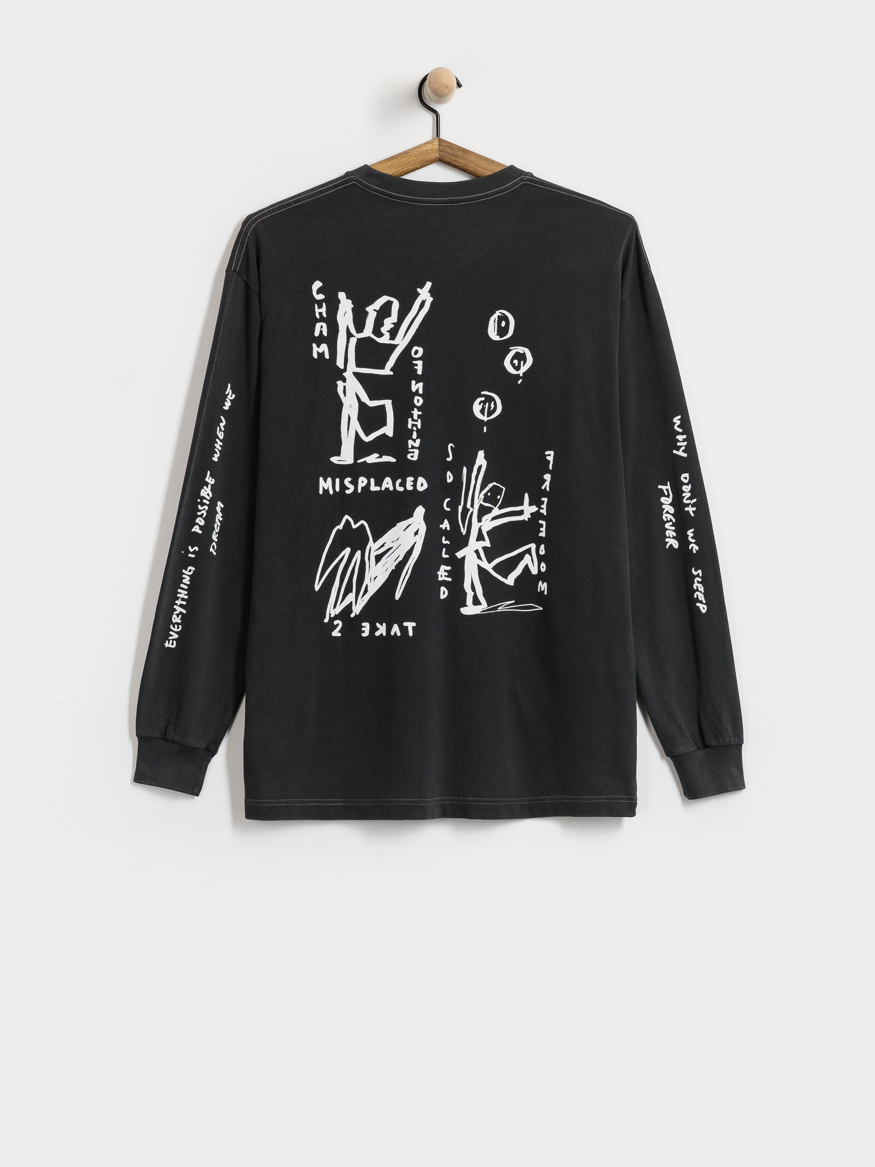 Polar Skate Longsleeve On Repeat (silver black)
