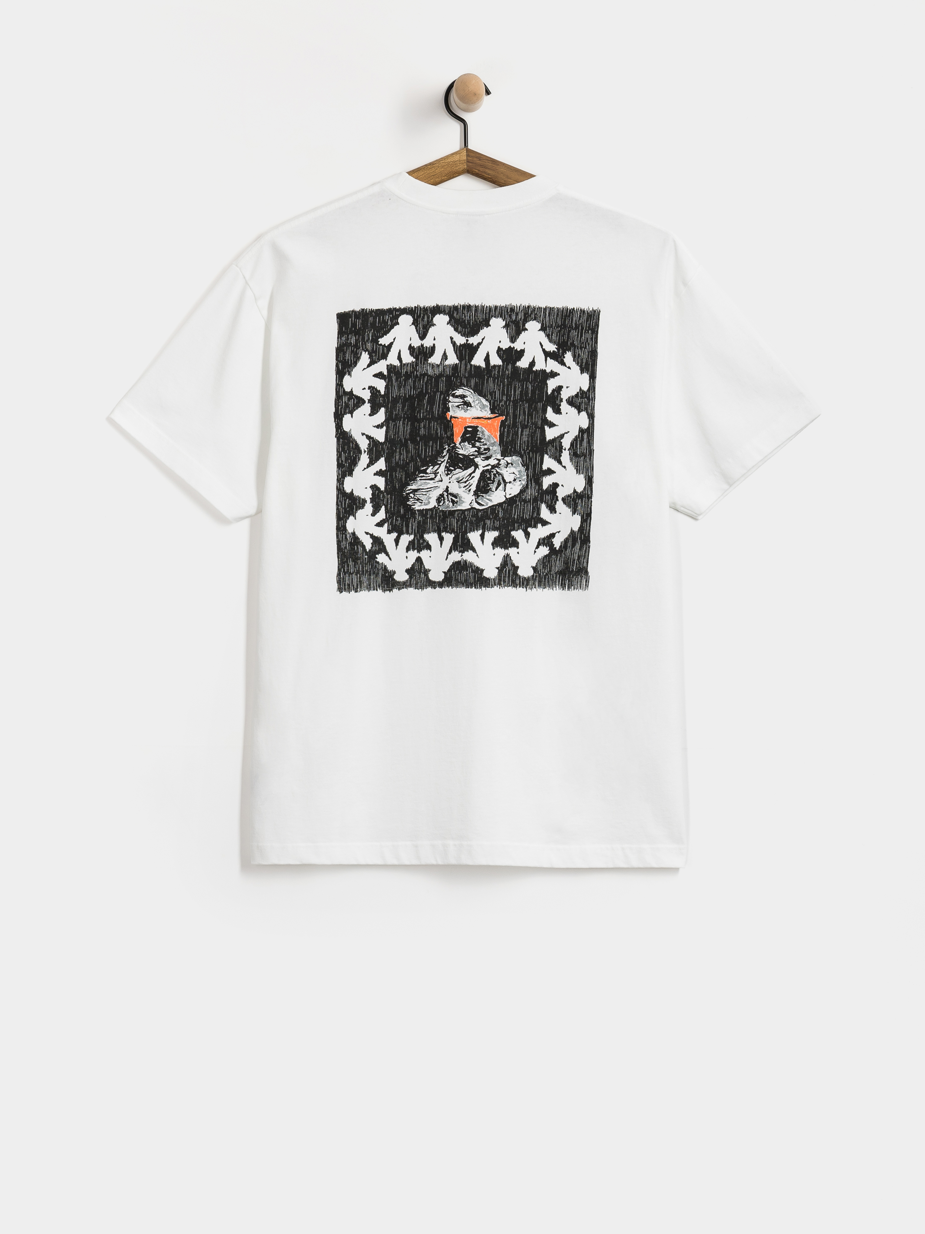 Polar Skate T-Shirt Trash Rite (white)