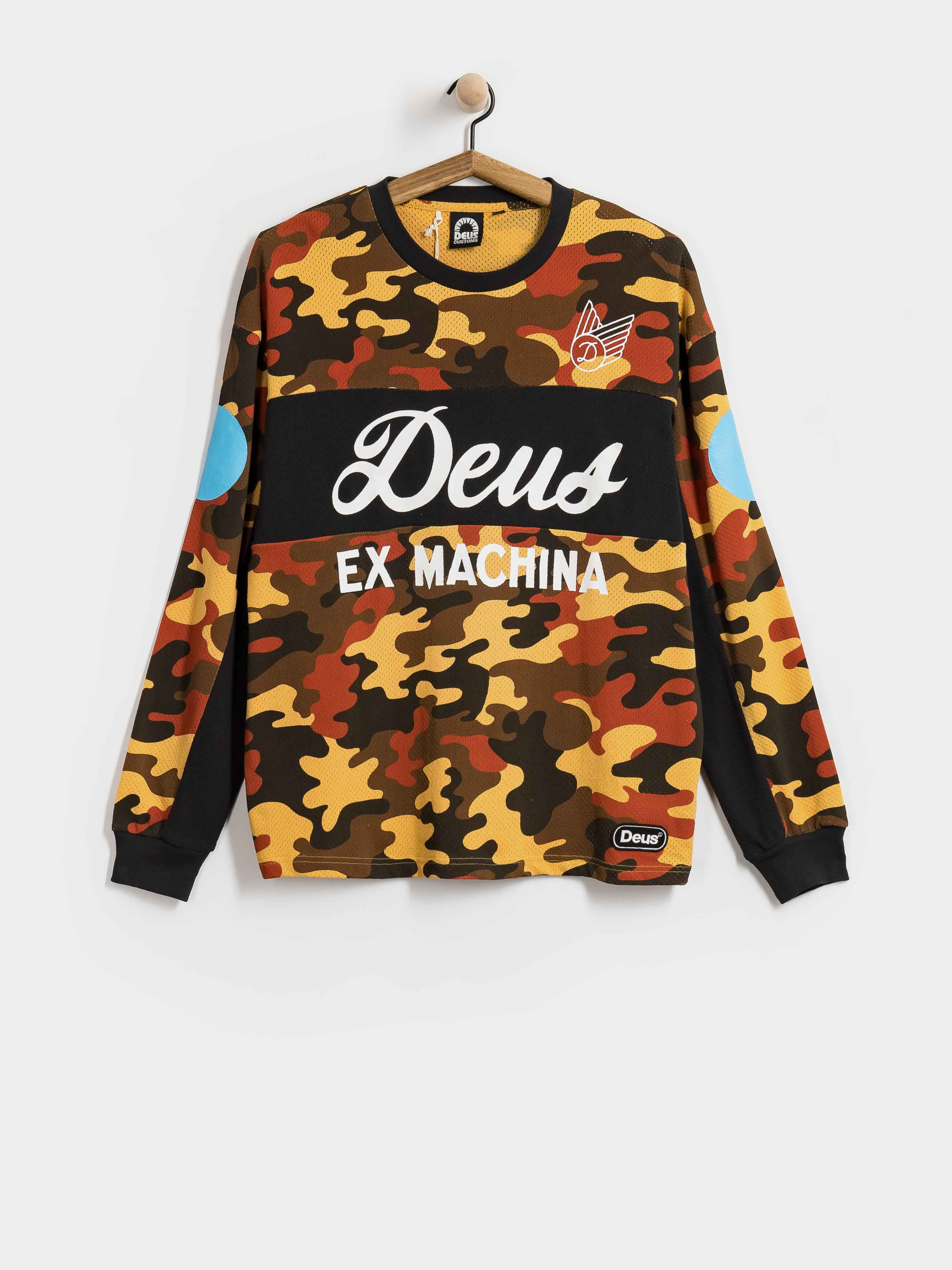 Deus Ex Machina Longsleeve Ombre Moto Jersey (rust camo)