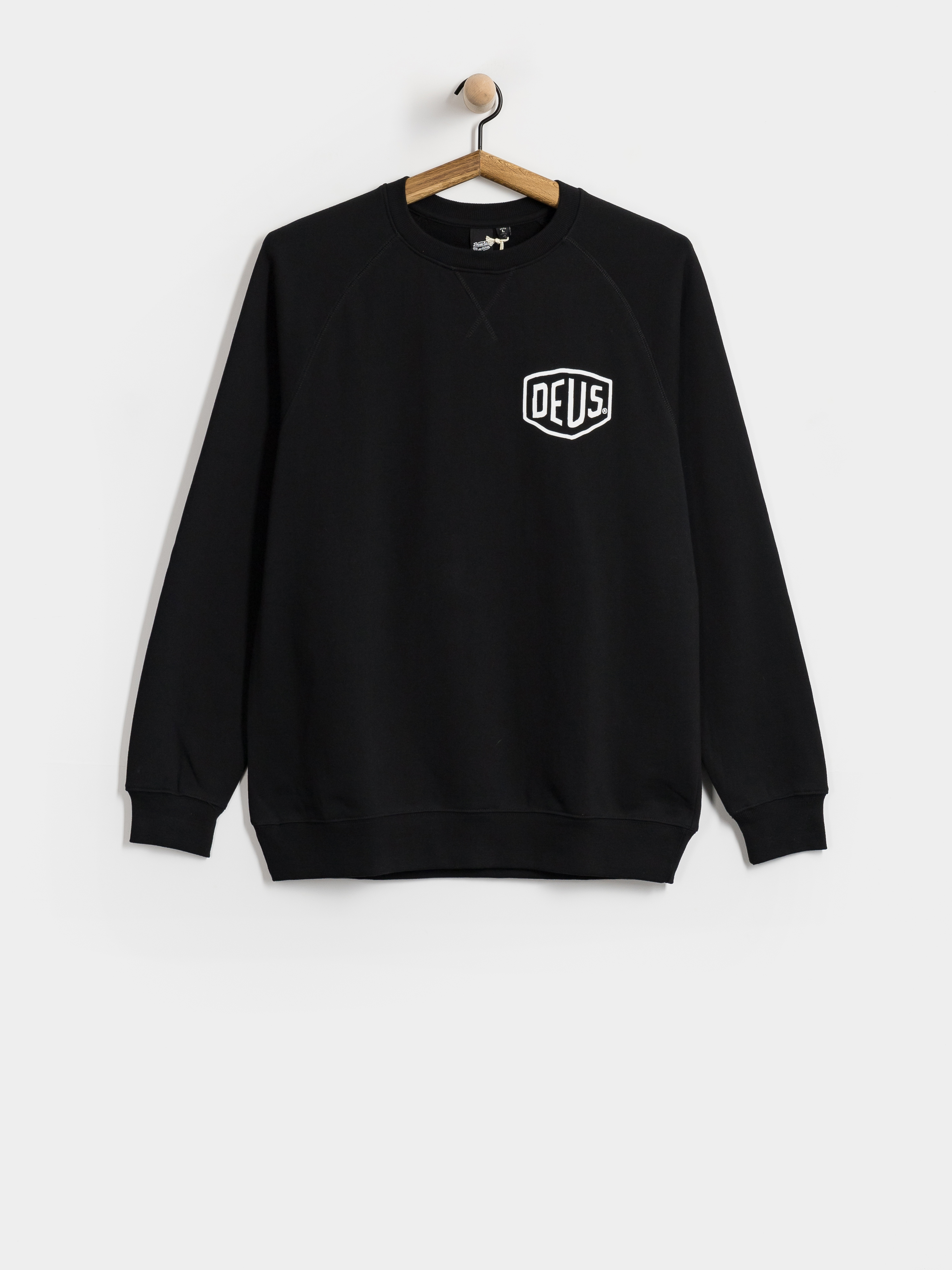 Deus Ex Machina Sweatshirt Harajuku Address Crew (black)